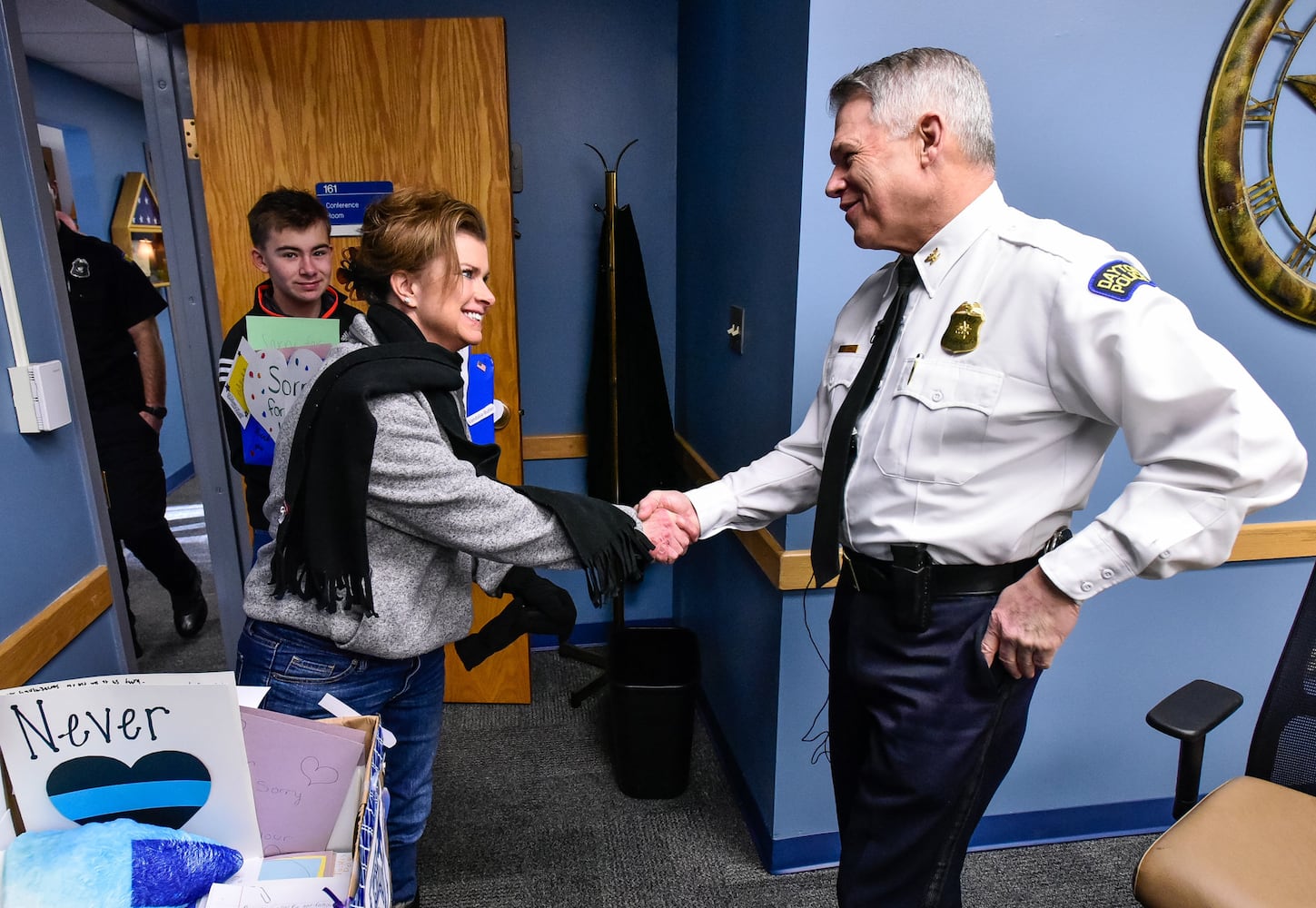 Thank You letters delivered to Dayton Police and Jorge Del Rio family