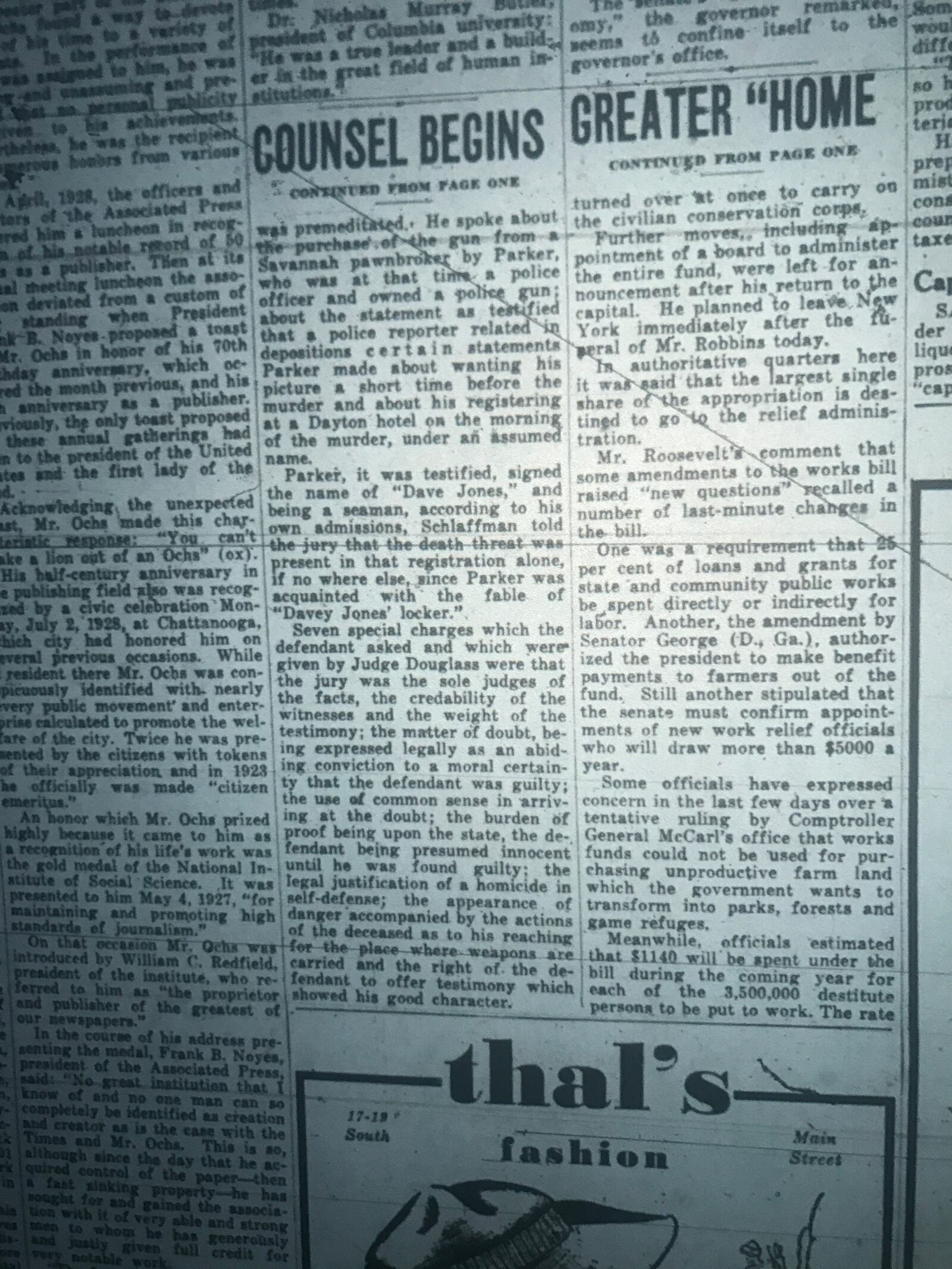 Archived Dayton Daily News articles related to the 1935 murder case of former police officer Louis E. Parker. Parker was tried for the Dec. 24, 1934 murder of Chestnut Payne, his wife's lover.