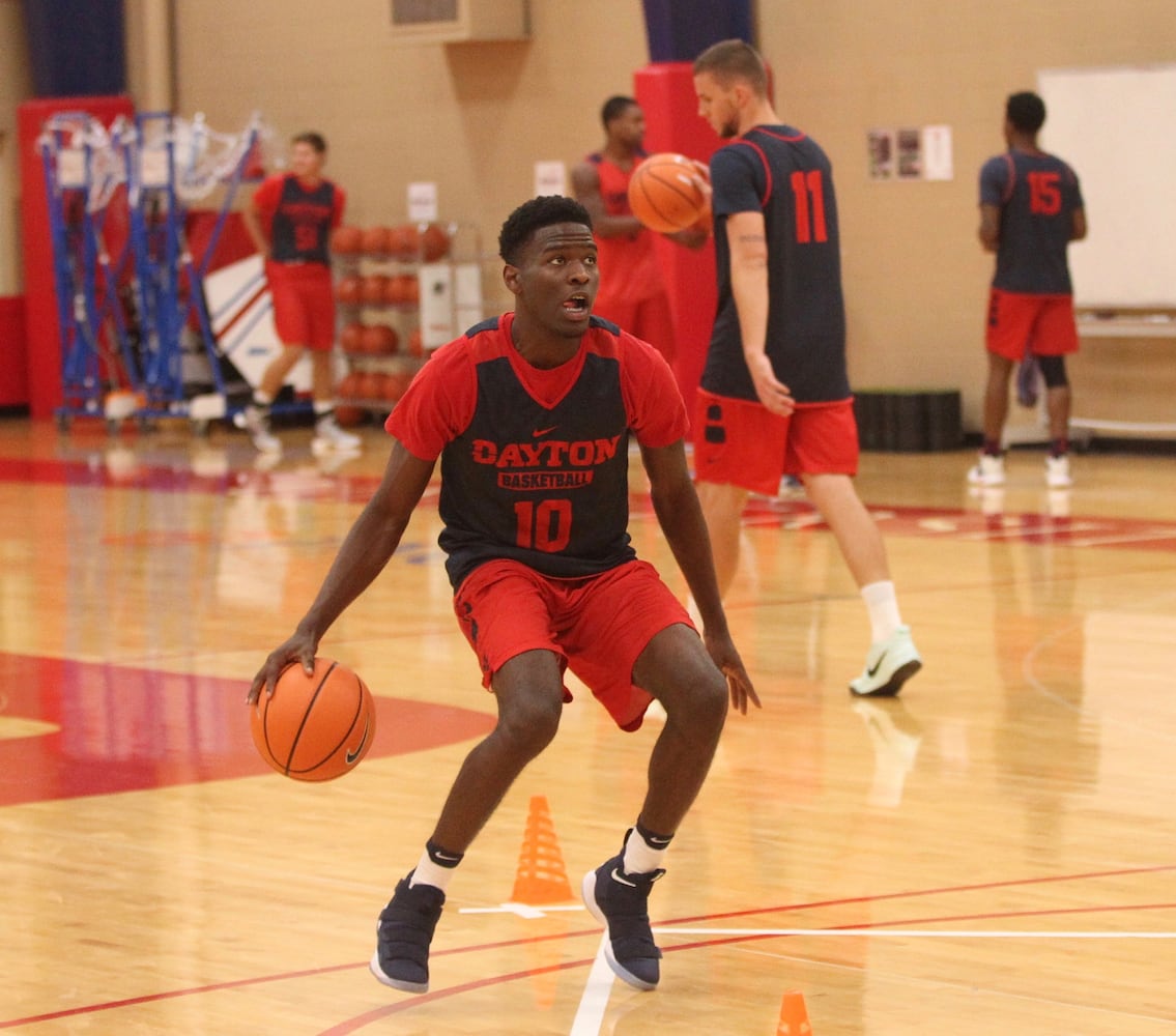 Photos: Dayton Flyers working out at Cronin Center