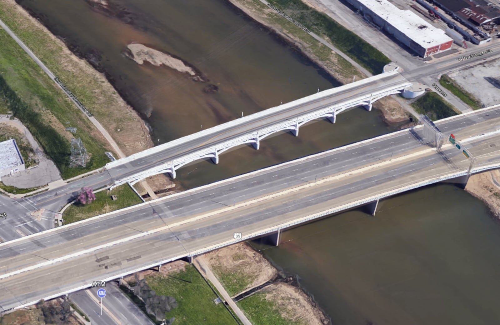 Washington Street Bridge over the Great Miami River. Source: Google Maps