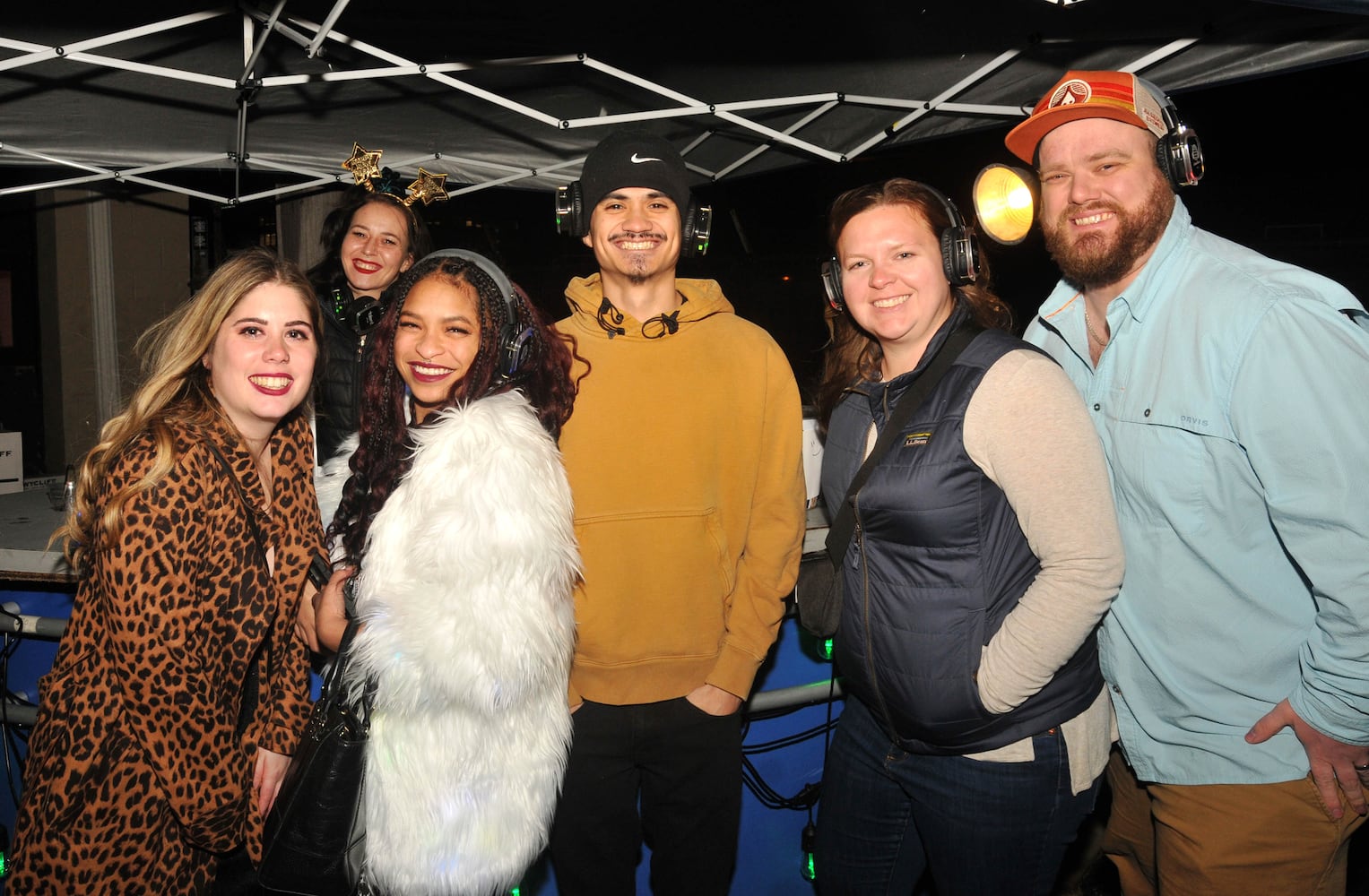 Did we spot you at Dayton's Sixth Annual New Year's Eve Ball Drop and Silent Disco?