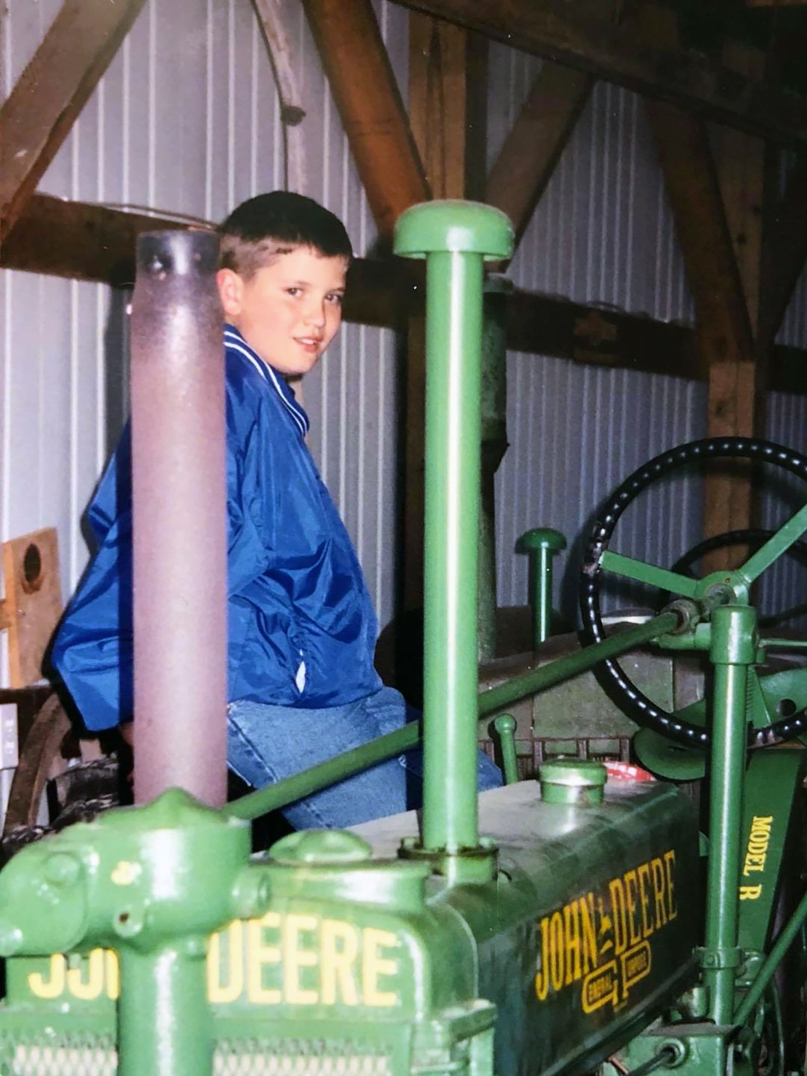 Joe Everett as a child on his family's farm. Everett said his parents took him out of school to help on the farm and he developed a strong work ethic as a result. CONTRIBUTED