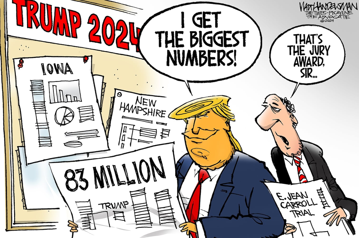 CARTOONS: Walt Handelsman, Feb. 1, 2024