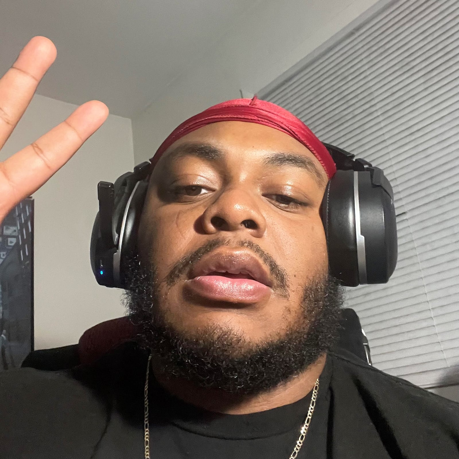 Wilberforce University's Eryk Taylor is studying for a master's degree in mental health counseling, while pursuing a career in esports and streaming on his Twitch channel. CONTRIBUTED