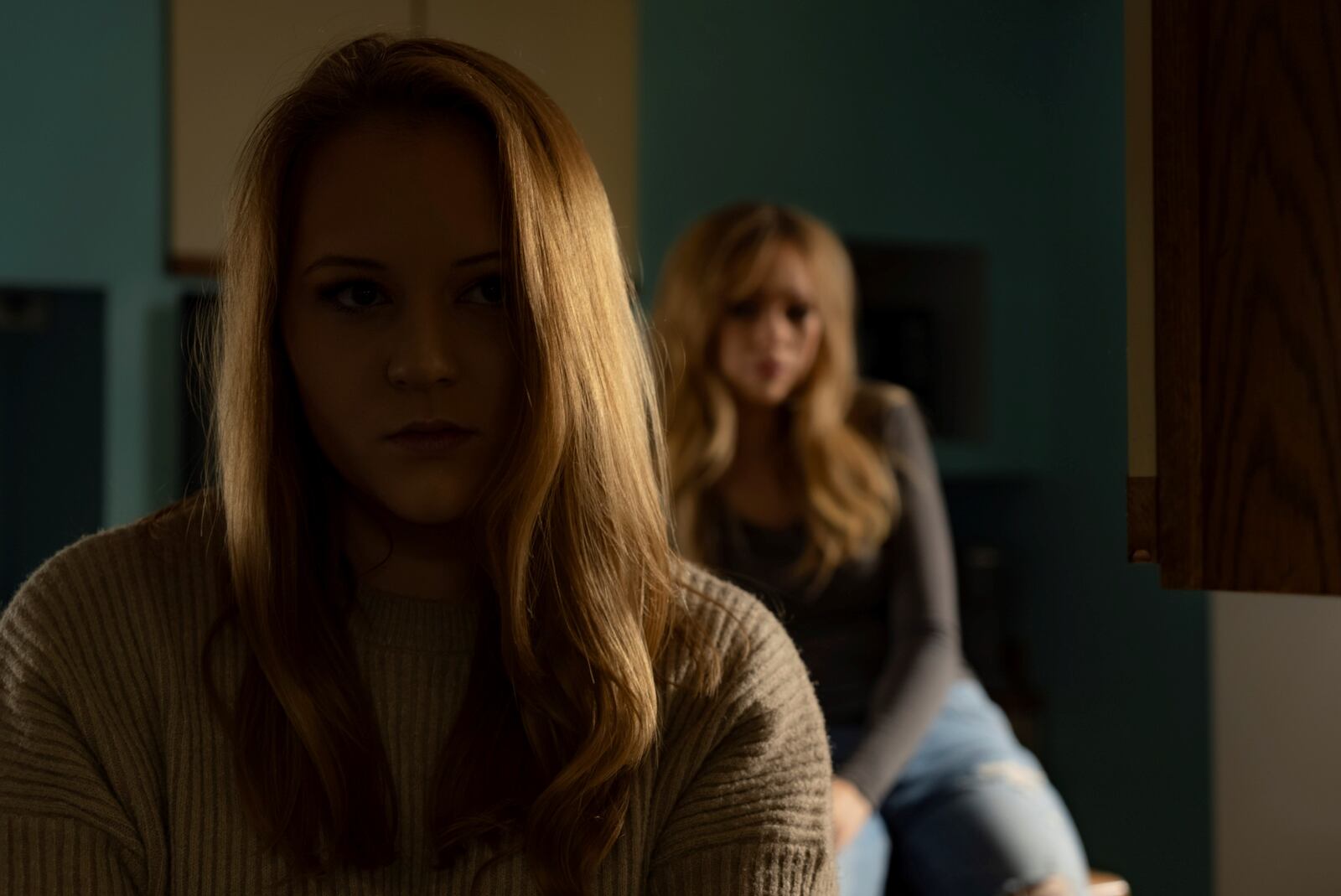 'Just Peachy,' a short film that could be made into a feature-length film, will film scenes in Hamilton this July. It features Brittany Mcvicker (back) and Grace Balbo and is about a woman named Hope who struggles with mental health, and goes on a journey of faith, hope, and healing. Pictured is a promotion still in advance of filming. PHOTO CREDIT/E414 PRODUCTIONS