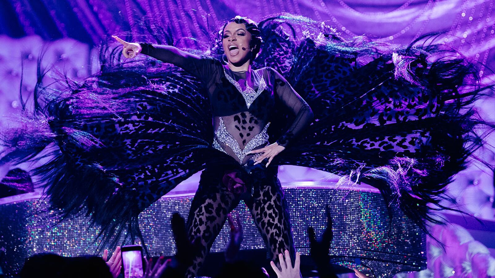 LOS ANGELES, CALIFORNIA - FEBRUARY 10: Cardi B performs onstage at the 61st annual GRAMMY Awards at Staples Center on February 10, 2019 in Los Angeles, California. (Photo by Emma McIntyre/Getty Images for The Recording Academy)