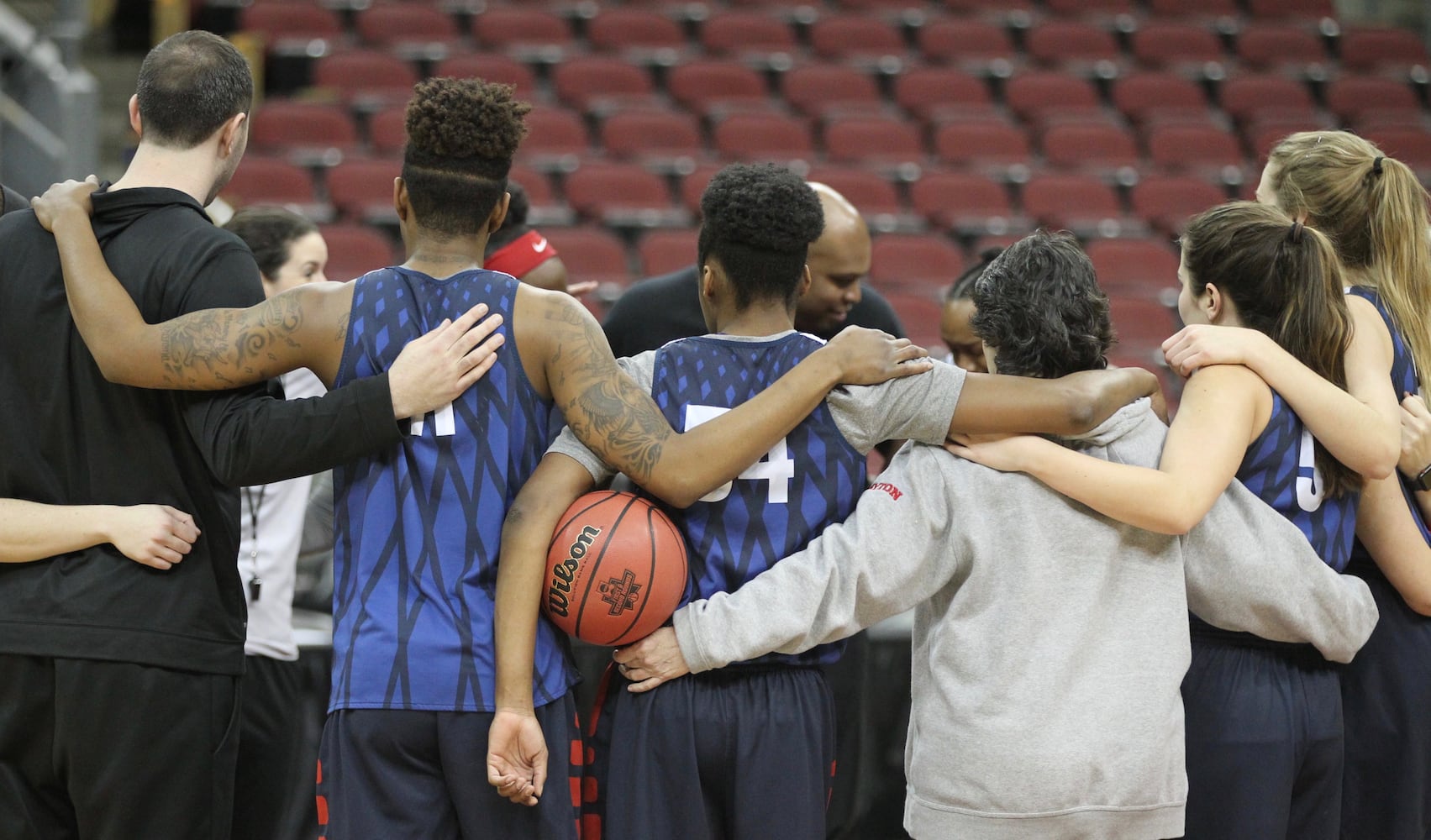 Photos: Dayton Flyers practice in Louisville