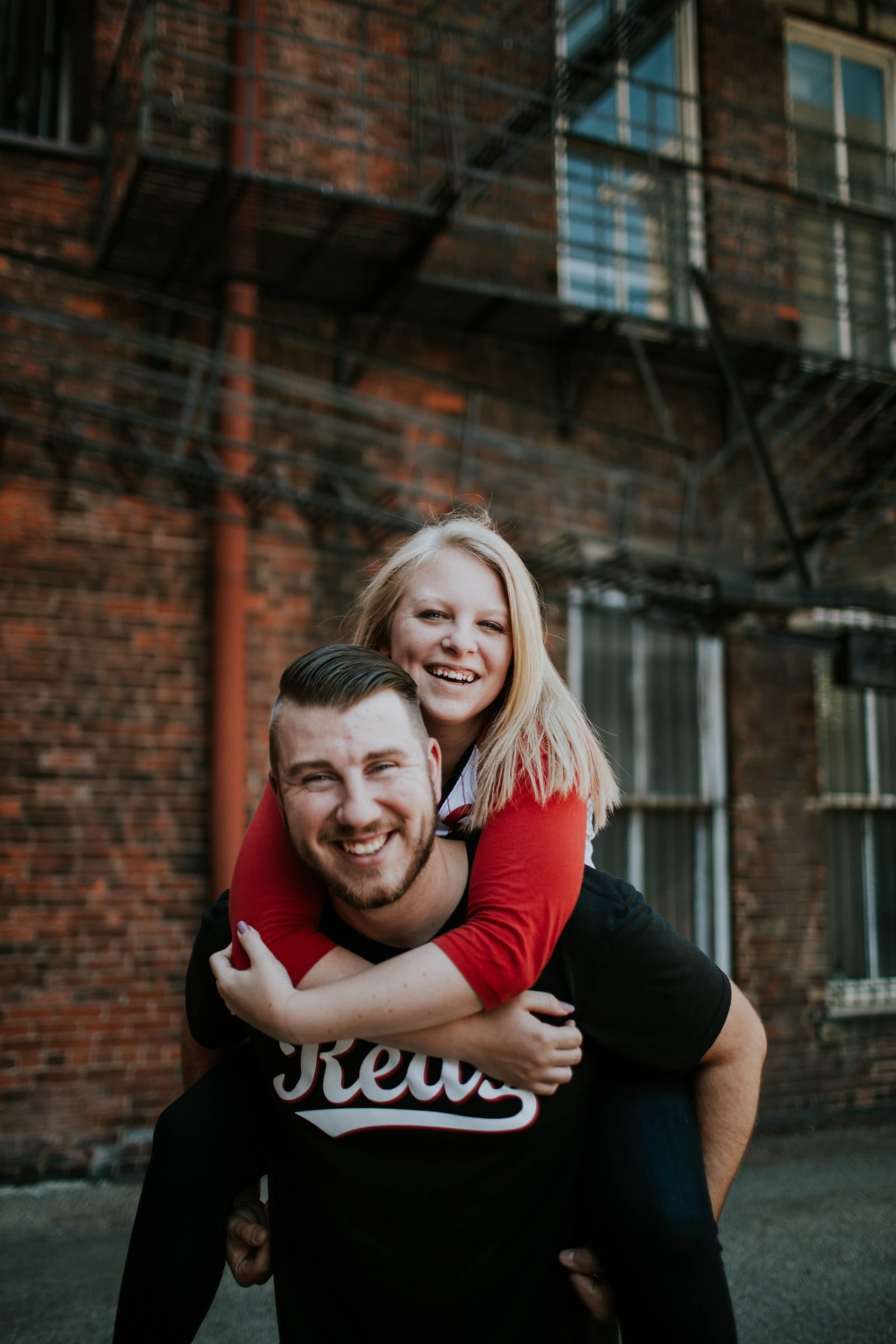 Mikayla and Jordan Scott are pictured in this photo by Hannah Elisabeth Photography.  Both are employees at the Outback Steakhouse in Centerville. Mikayla waited on Chrissy Teigen on Friday, Oct. 27.  Jordan cooked the food.  Photo submitted by Mikayla Scott.