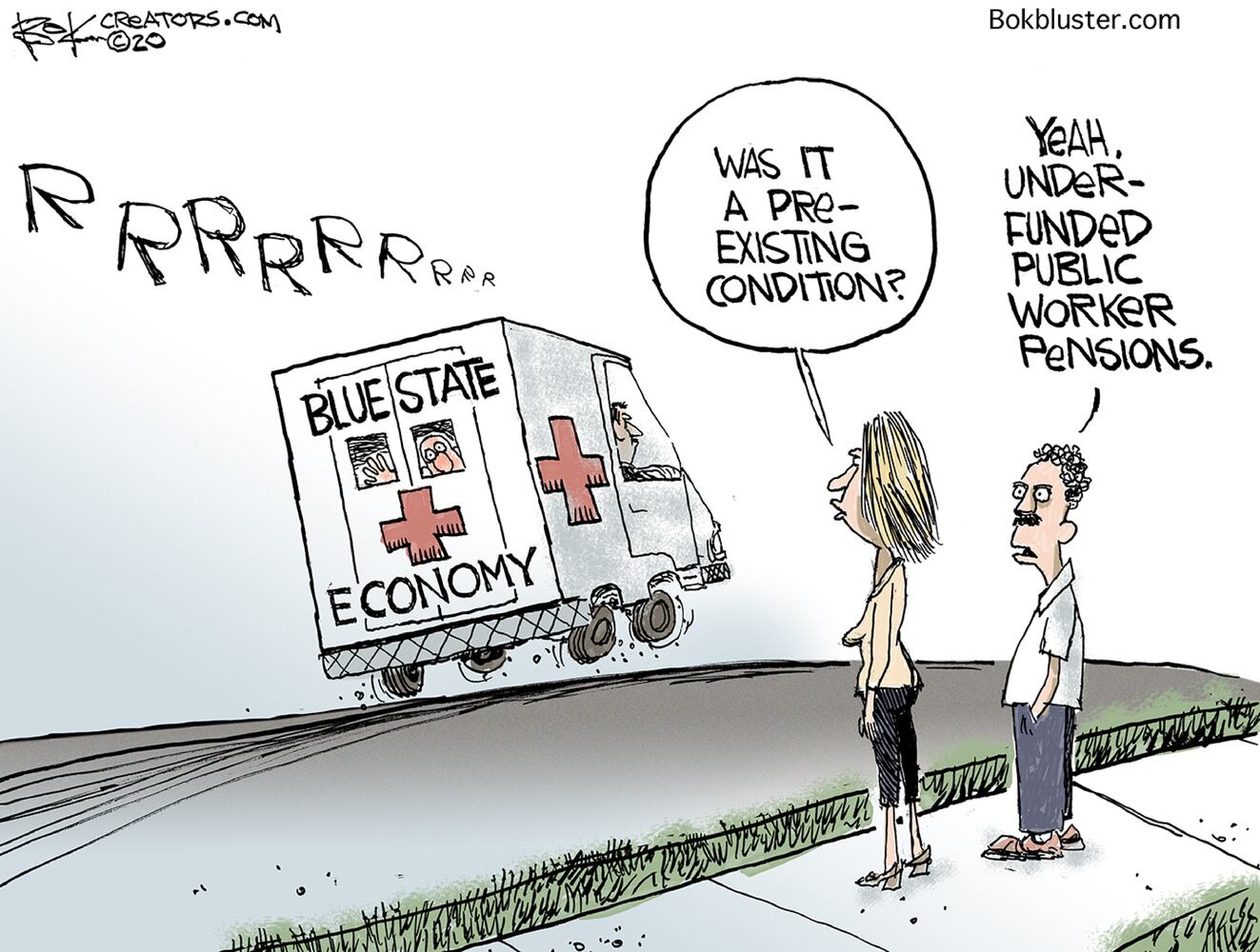 Week in cartoons: Unemployment, mail-in ballots and more