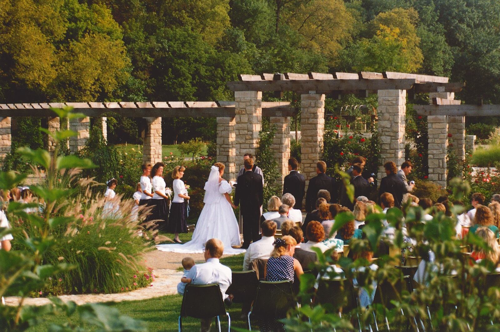 Through the years, Wegerzyn Gardens has been a popular setting for weddings and other milestone celebrations. CONTRIBUTED