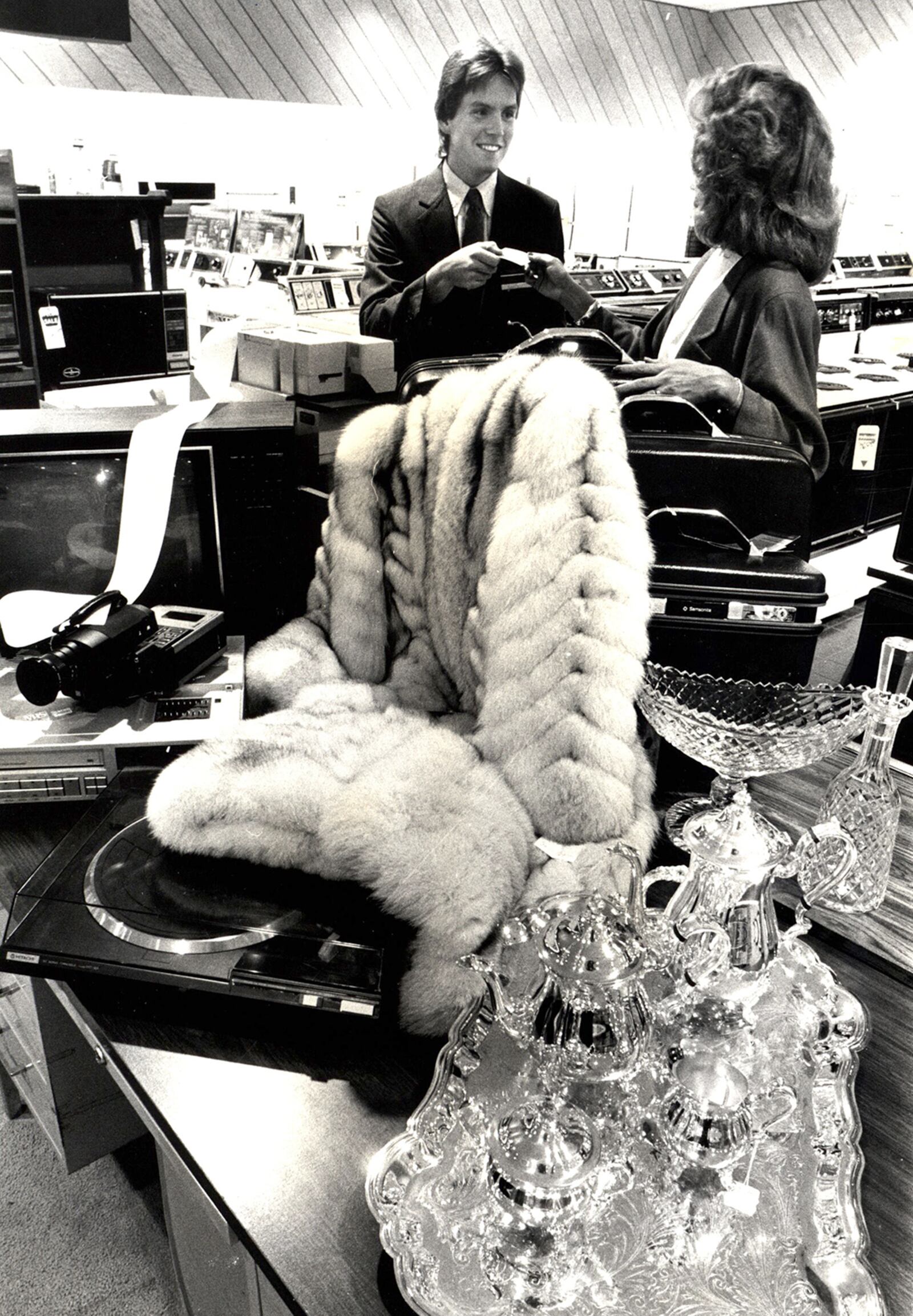 Luxury items could be found at the Elder-Beerman store in downtown Dayton. This photograph was taken in 1985. DAYTON DAILY NEWS ARCHIVE