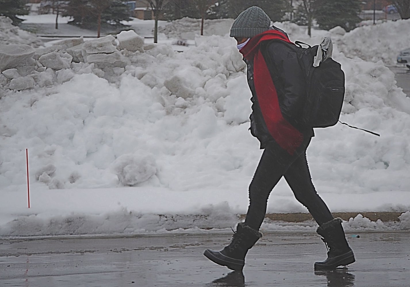 PHOTOS: First heavy snowfall of the season hits the Miami Valley