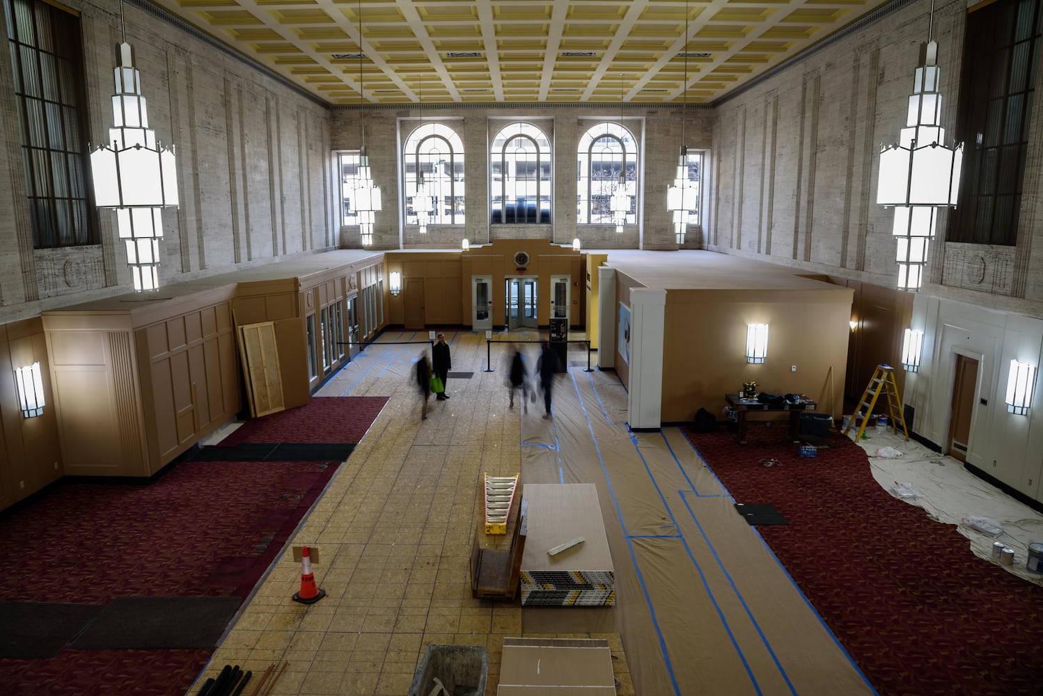 PHOTOS: Construction nears finish on new event center in historic Liberty Tower