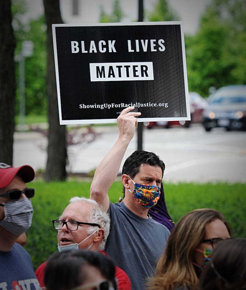 Hundreds gather for protest in Dayton