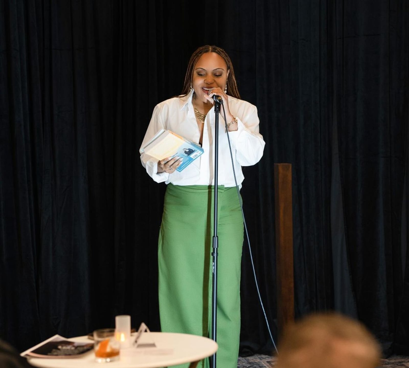 “Storytelling is a tool to connect and to grow empathy in a crafted way,” explains Te’Jal Cartwright, owner of Lore Storytelling, a story coaching business.