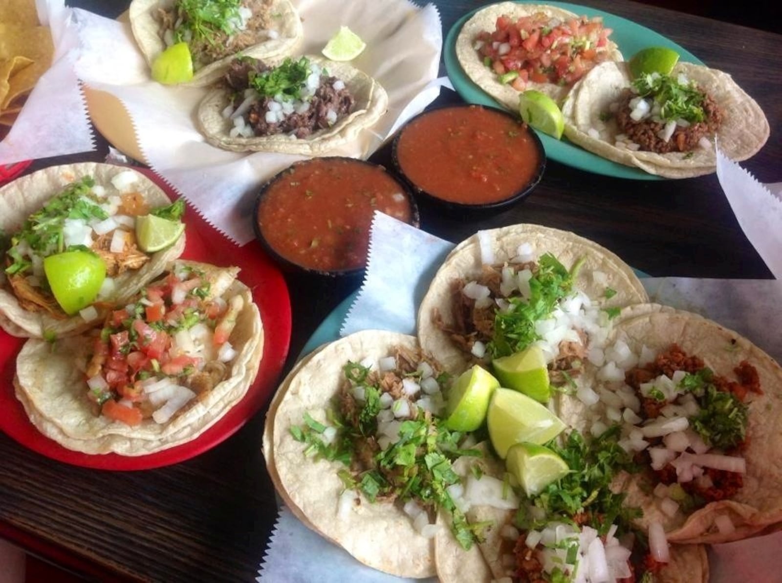 The salsa at Taqueria Mixteca, 1609 E. Third St., Dayton, has just the right amount of heat. (Staff photo by Amelia Robinson)