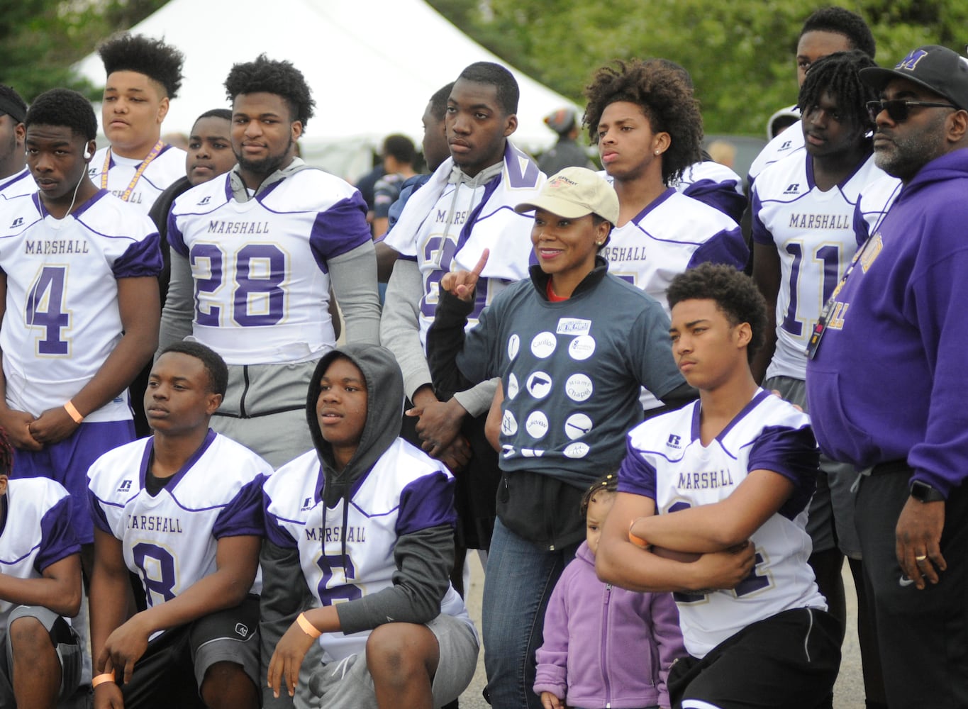 PHOTOS: NFL Draft Day at Dayton’s Triangle Park