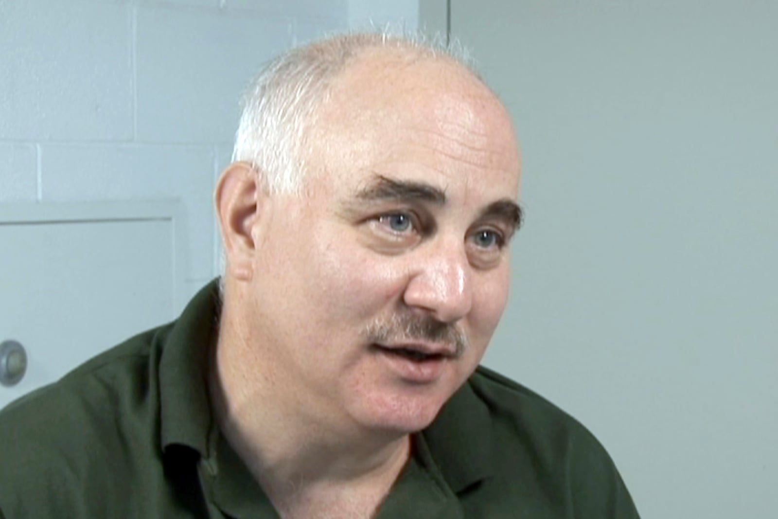 FILE - David Berkowitz speaks inside the Sullivan Correction Facility in Fallsburg, New York, on May 29, 2009. Berkowitz, who set New York City on edge with late-night shootings in the 1970s, was denied parole after his twelfth board appearance. He was rejected after a Board of Parole prison interview on May 14, 2024 according to information listed on a state Department of Corrections and Community Supervision web site. (AP Photo/Ted Shaffrey, file)