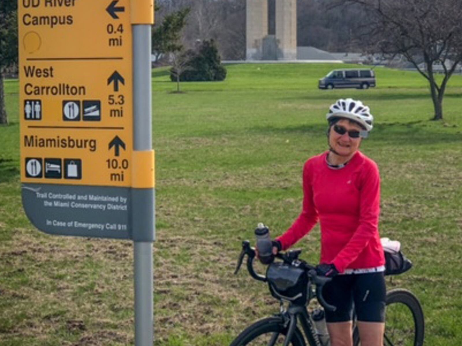 In the spring of 2020 former marathon runner Deborah Wailes, whose legs were shattered during a 2019 Memorial Day tornado, was able to ride from Kettering to Franklin on her bike. CONTRIBUTED