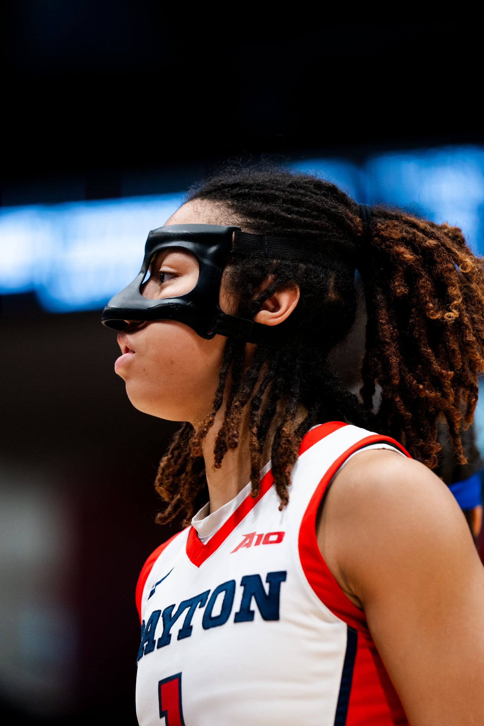 Dayton's Nayo Lear during Sunday's game vs. Tennessee State at UD Arena. Erik Schelkun/UD Athletics