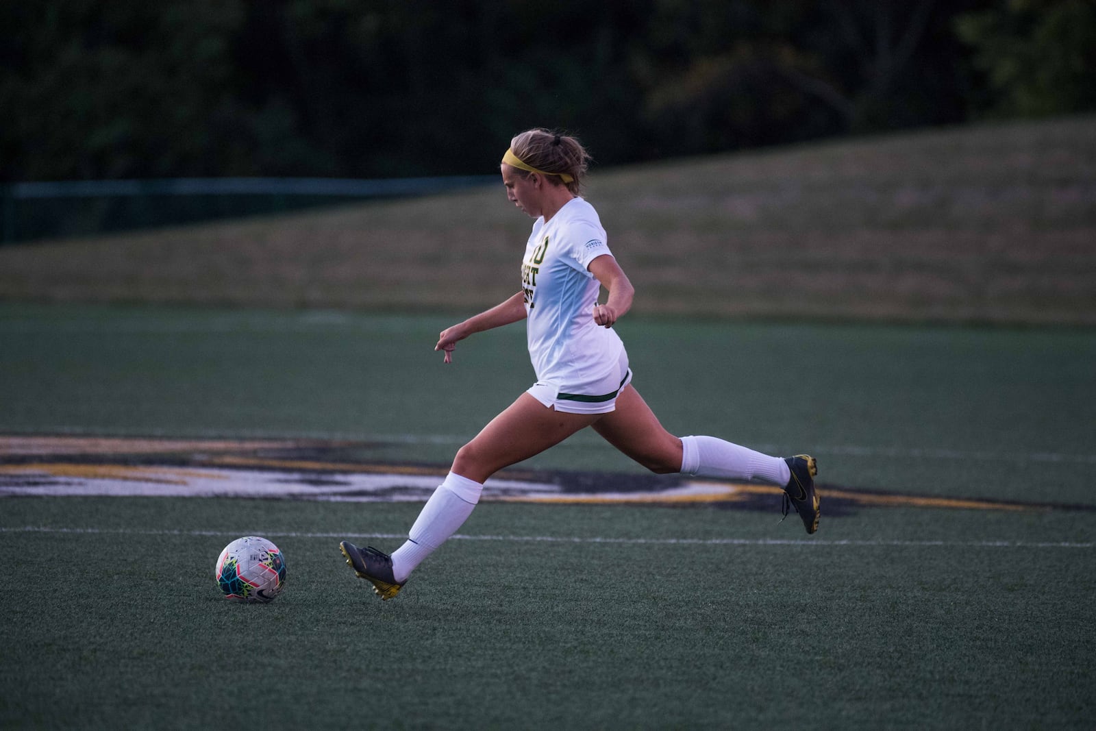 Wright State defender Michelle Rings last season was named to the Horizon League's All-Freshman team. Joseph Craven/Wright State Athletics