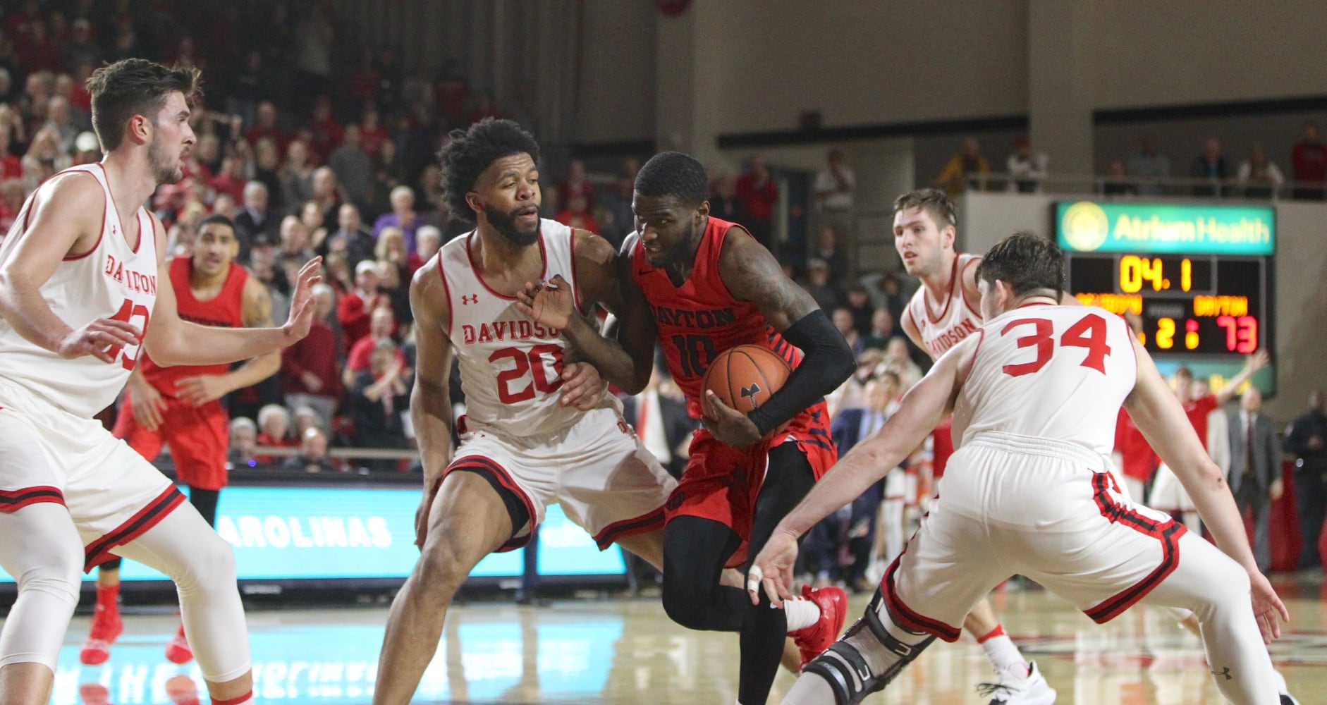 Twenty photos: Dayton Flyers vs. Davidson Wildcats