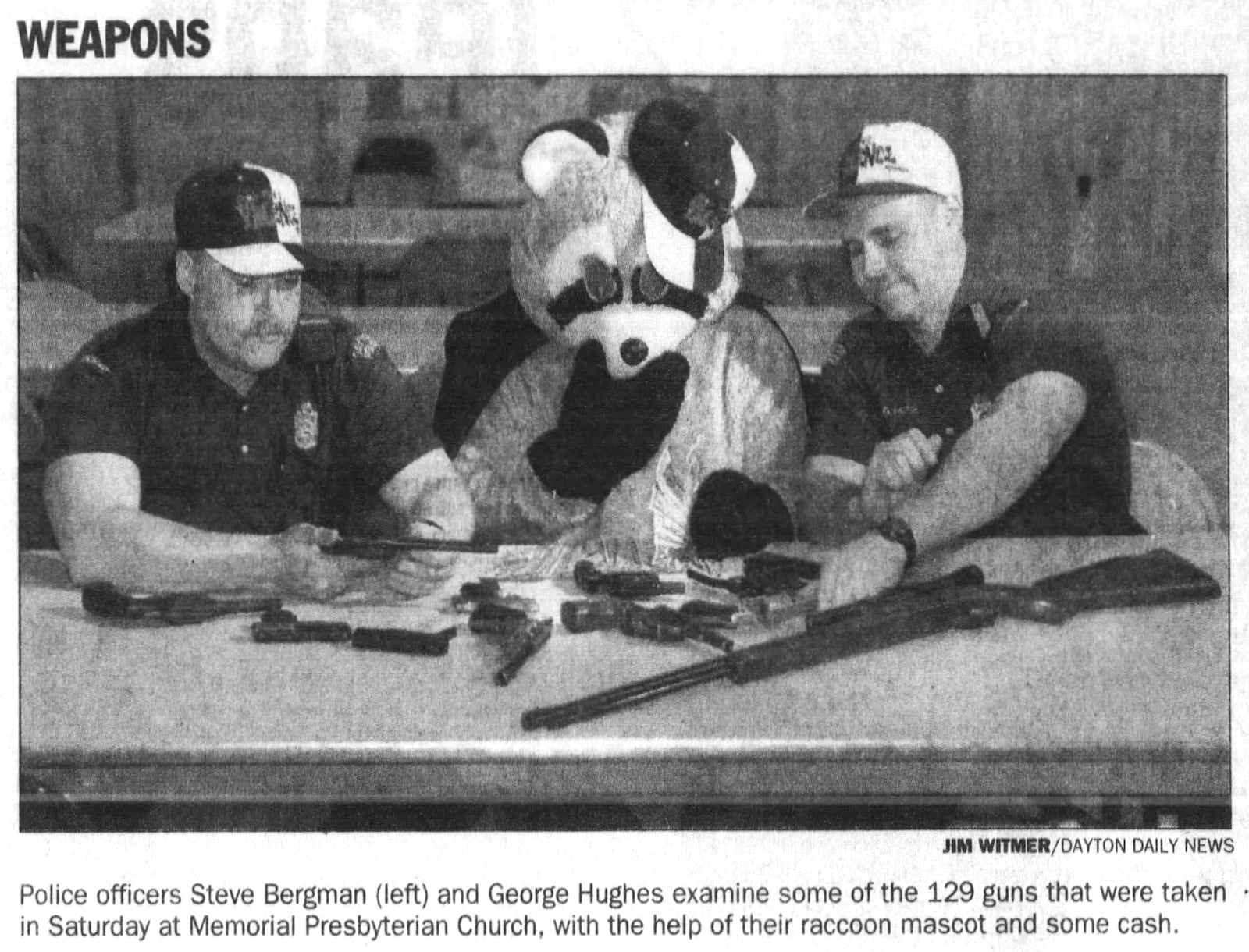 April 6, 1997: Gun buyback brings'em in. DAYTON DAILY NEWS ARCHIVES