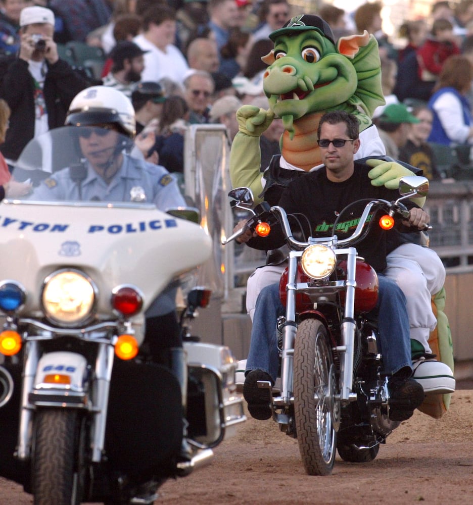 Dragons mascot fun in home openers