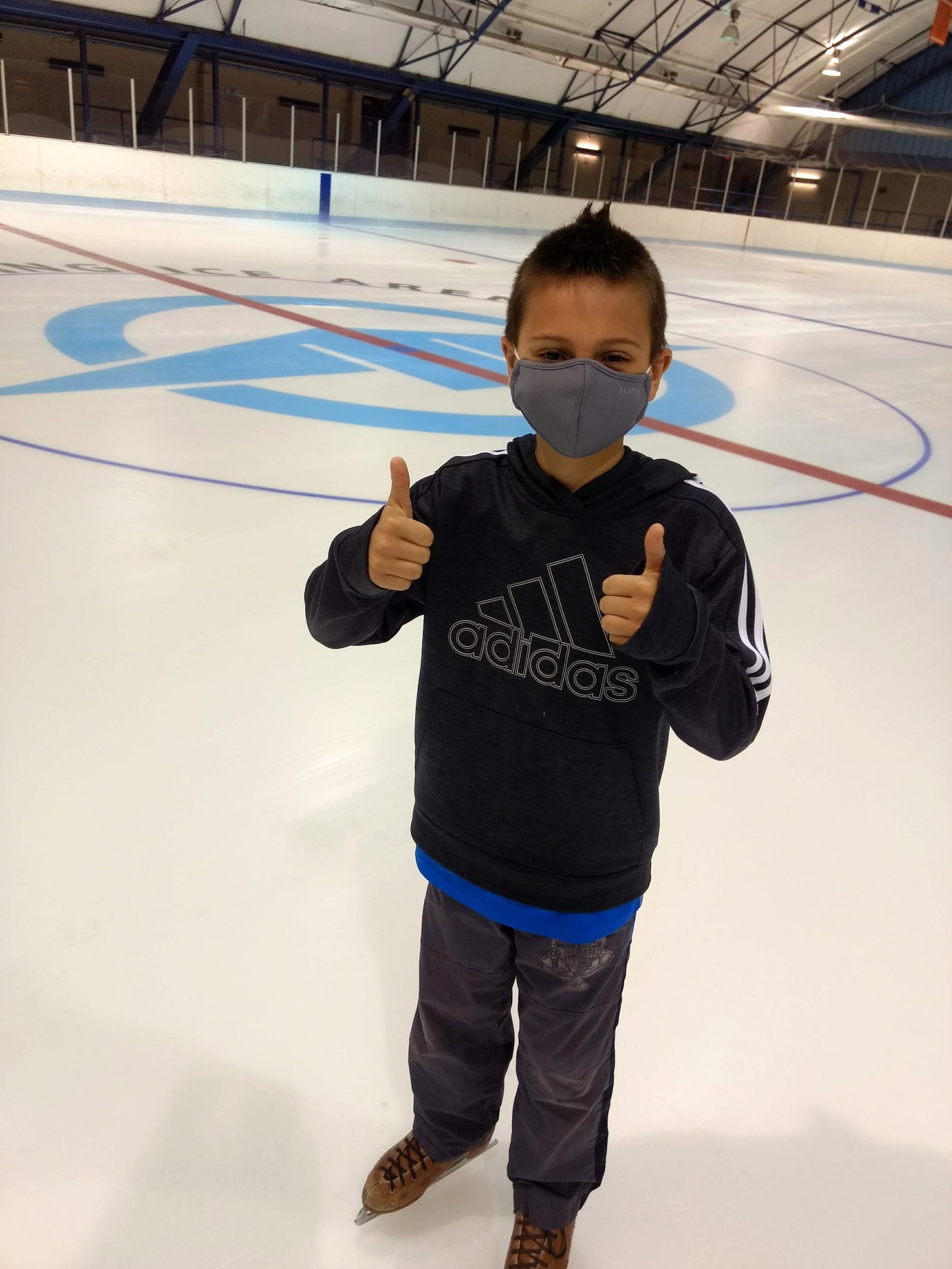 Safety is a priority at the Kettering Ice Arena including mask wearing both on and off the ice CONTRIBUTED