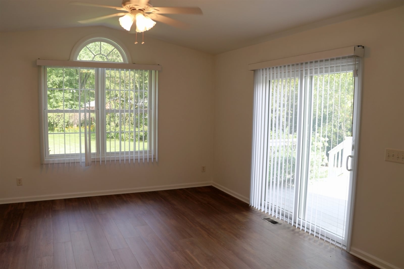 Patio doors open off the morning room to the wooden deck and backyard gardens. Contributed by Kathy Tyler 