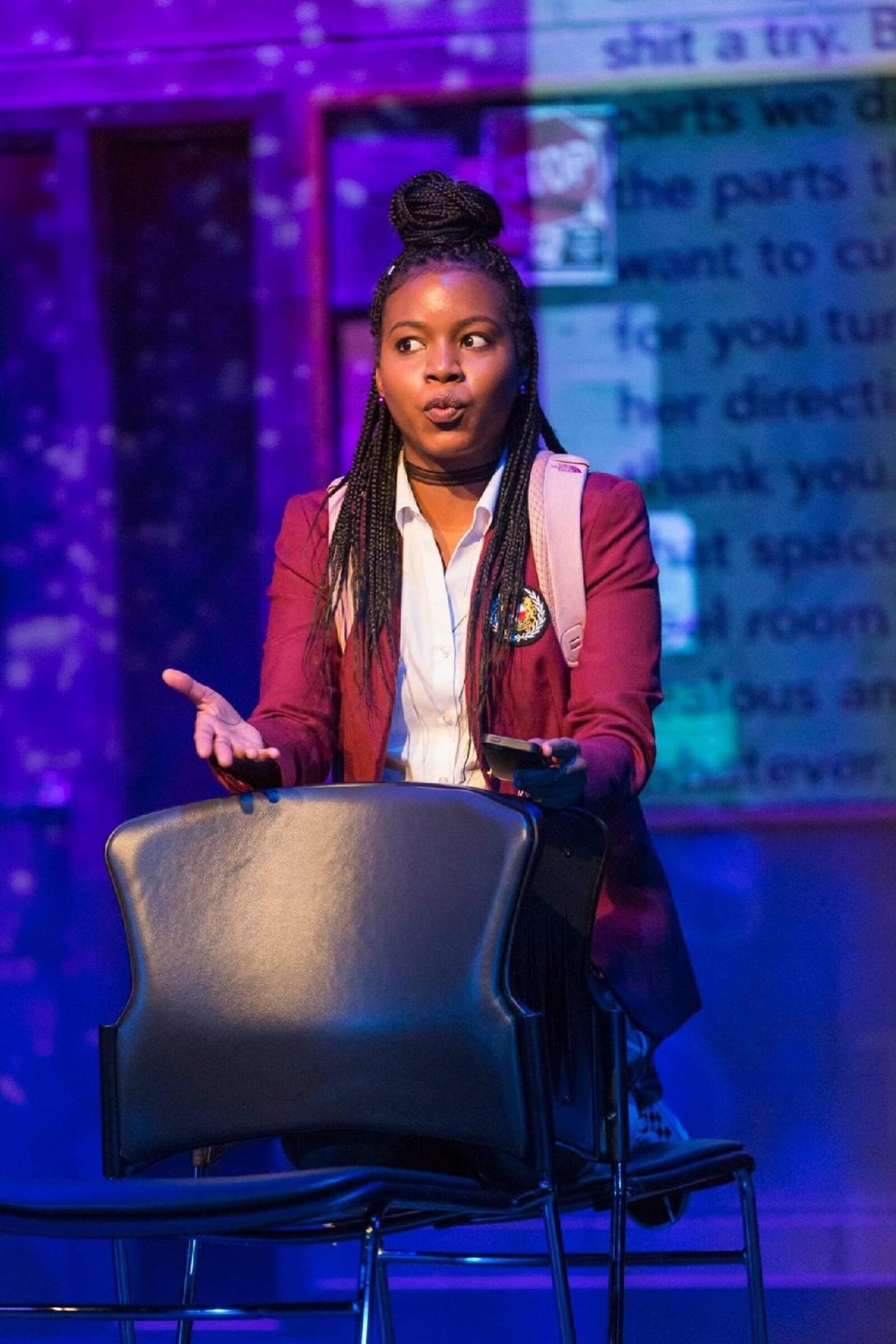 Renika Williams as Jasmine in Dominique Morisseau's "Pipeline" at Indiana Repertory Theatre.