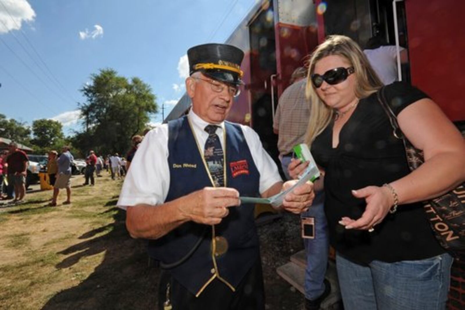 The Lebanon Mason Monroe Railroad held its Day out with Thomas on Sunday, Sept. 12, 2010, in Lebanon. The event featured a 25 minute train ride with a full size Thomas the Tank Engine, games and activities.