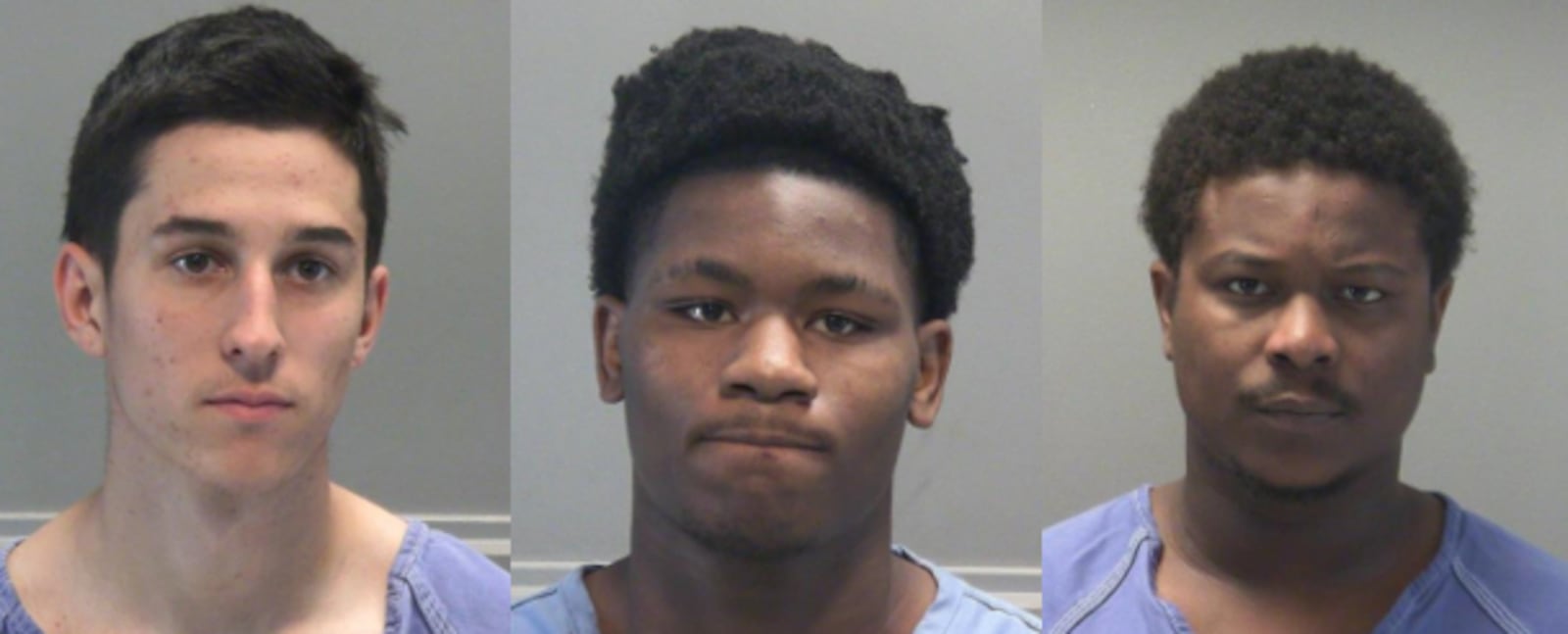 Pictured from left to right, Nathan Kyle Harber, Dae'toine Amaontaey Jamar Shells and Tavion'te Nel'shon Howard. Photos courtesy Miami Valley Jails.