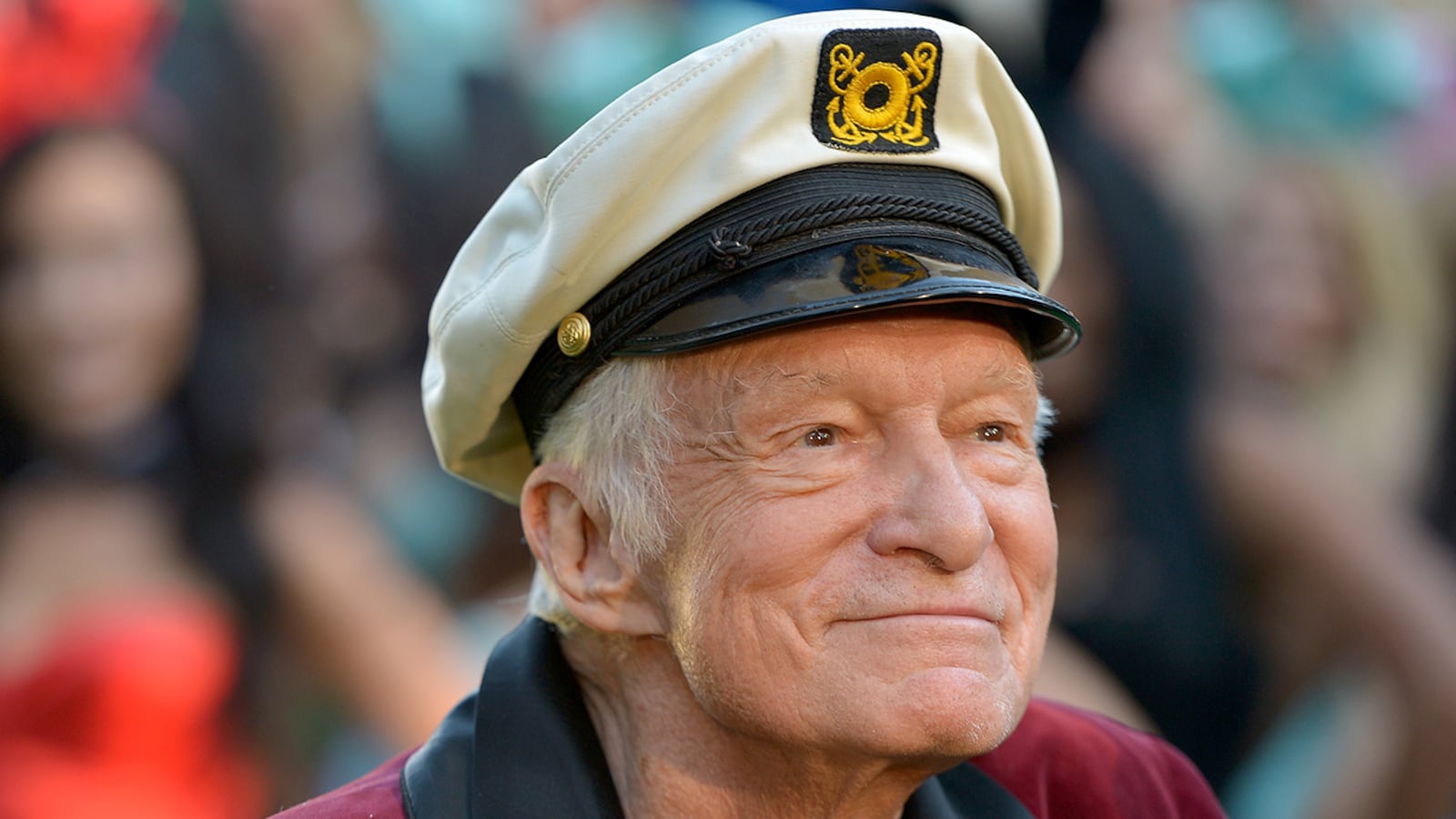 Hugh Hefner poses at Playboy's 60th Anniversary special event on January 16, 2014 in Los Angeles, California. Hefner died at age 91 in 2017.