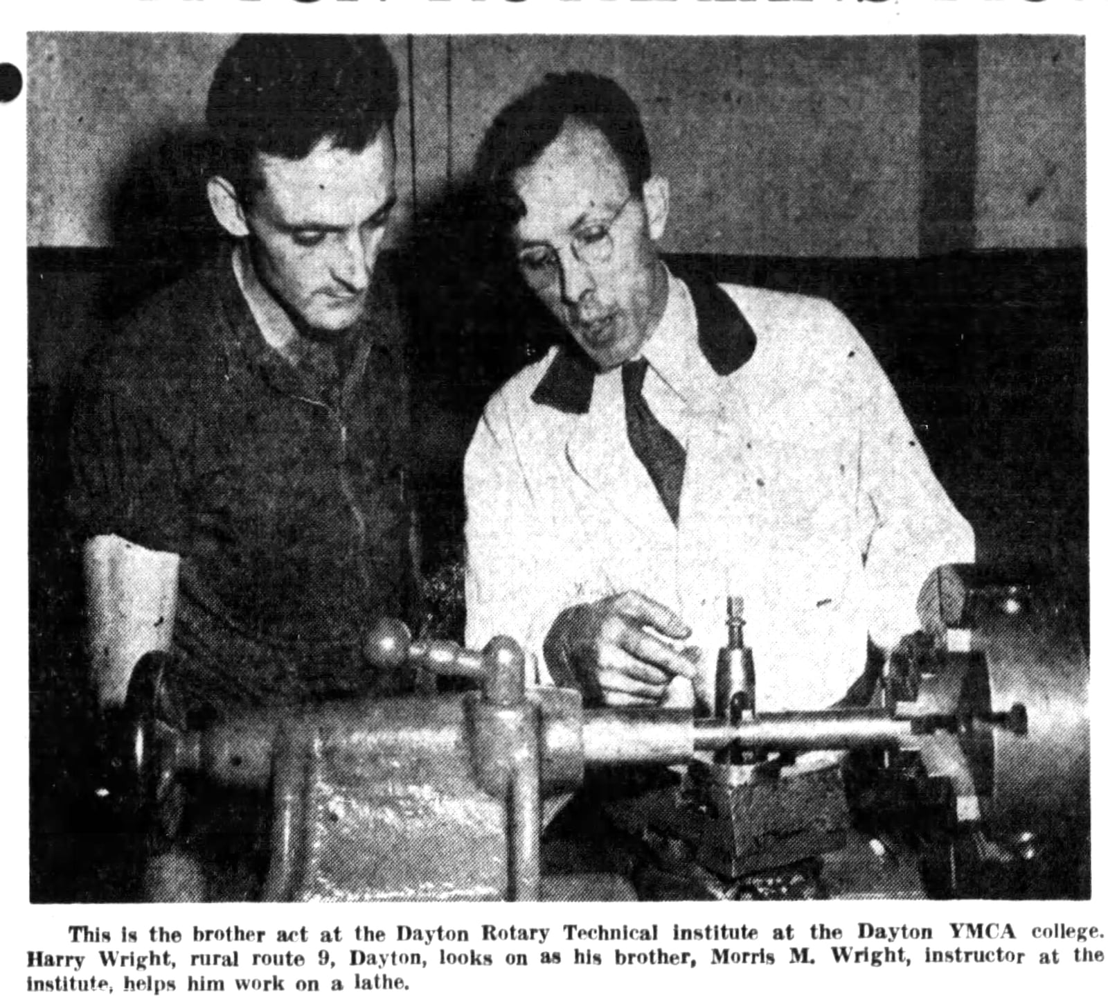 The Dayton Rotary Technical Institute at the Dayton YMCA college. DAYTON DAILY NEWS ARCHIVES