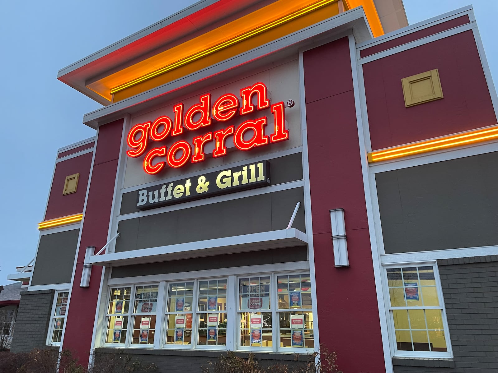 The Golden Corral Buffet & Grill, located at 2490 Commons Boulevard in Beavercreek, is reopening after over two years, according to signs posted at the restaurant.