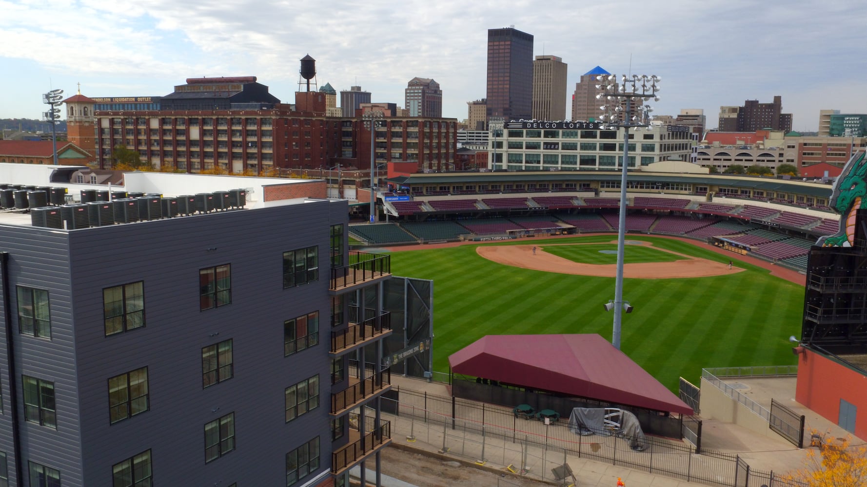 PHOTOS: What this booming area in downtown Dayton looks like from above