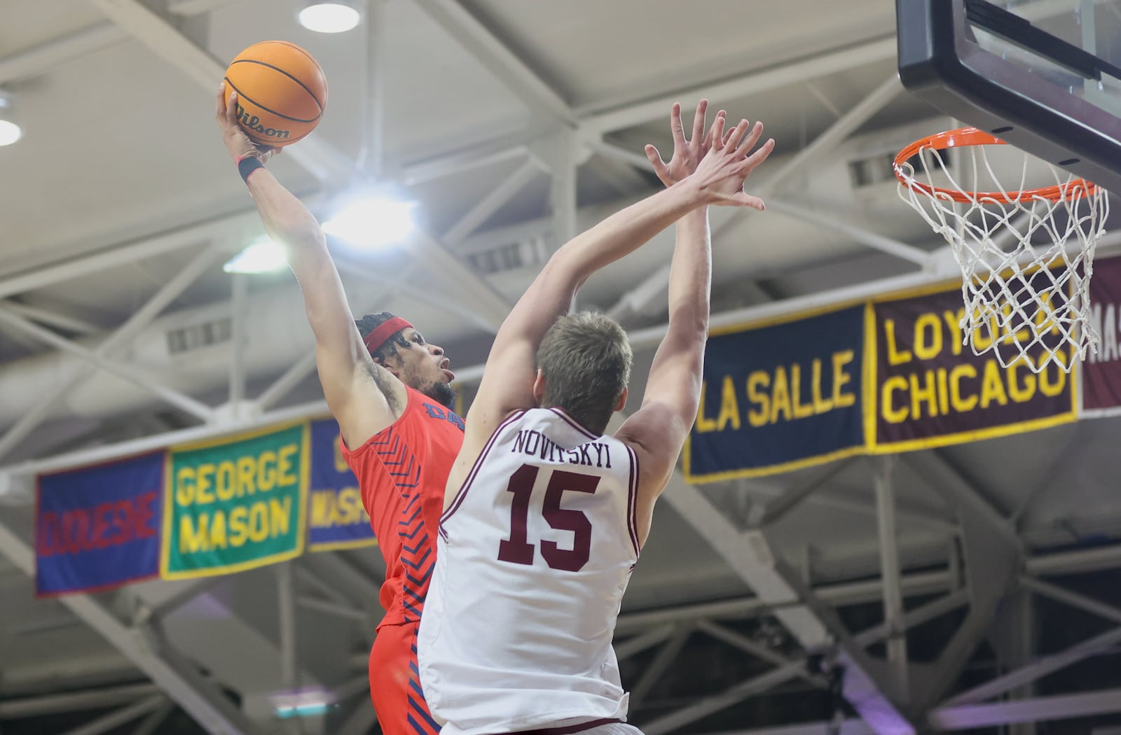 Dayton's Toumani Camara dunks against Fordham on Tuesday, Jan. 10, 2023, at Rose Hill Gym in Bronx, N.Y. David Jablonski/Staff