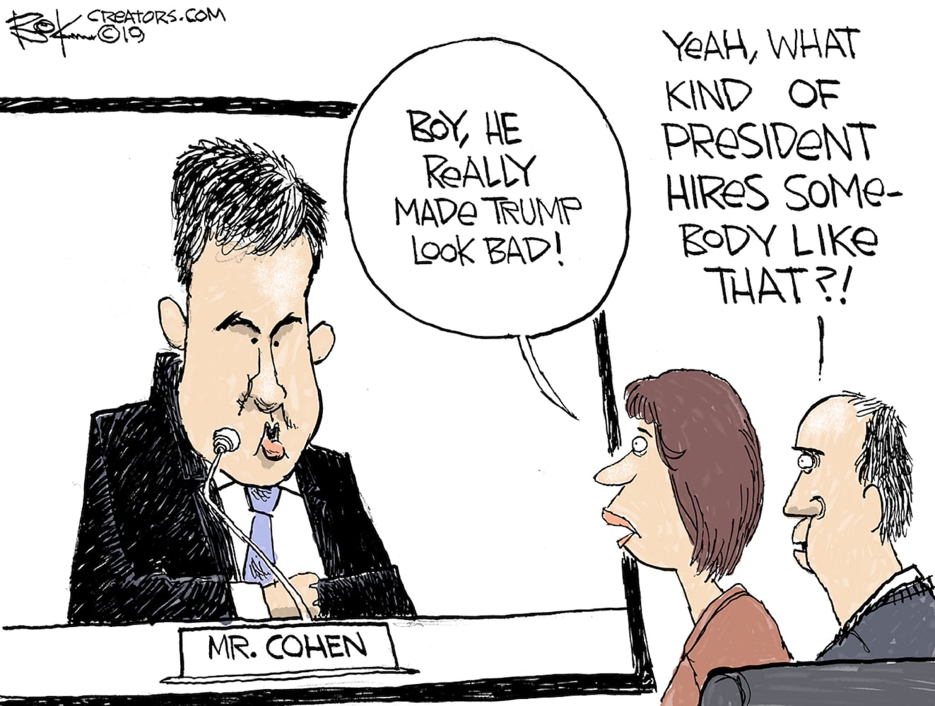 Week in cartoons: the Michael Cohen hearing and more