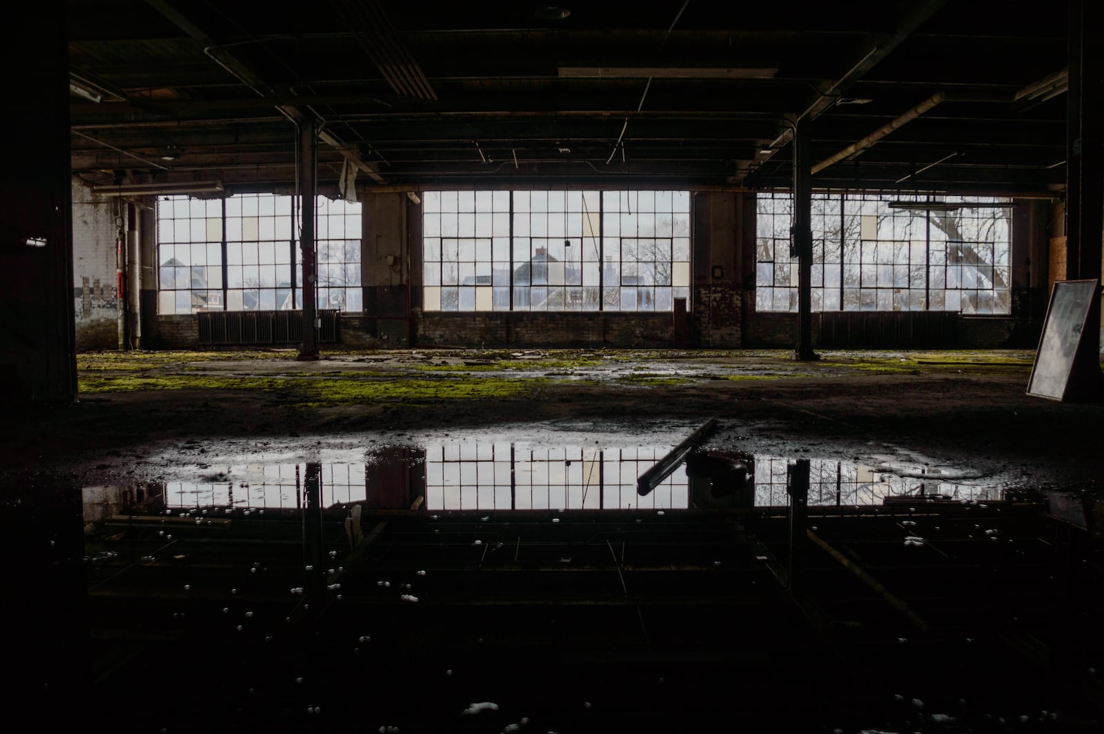 Interior of the Central Motors Building on 800 W. 3rd St. in Dayton, February 16, 2017. PHOTO / Tom Gilliam