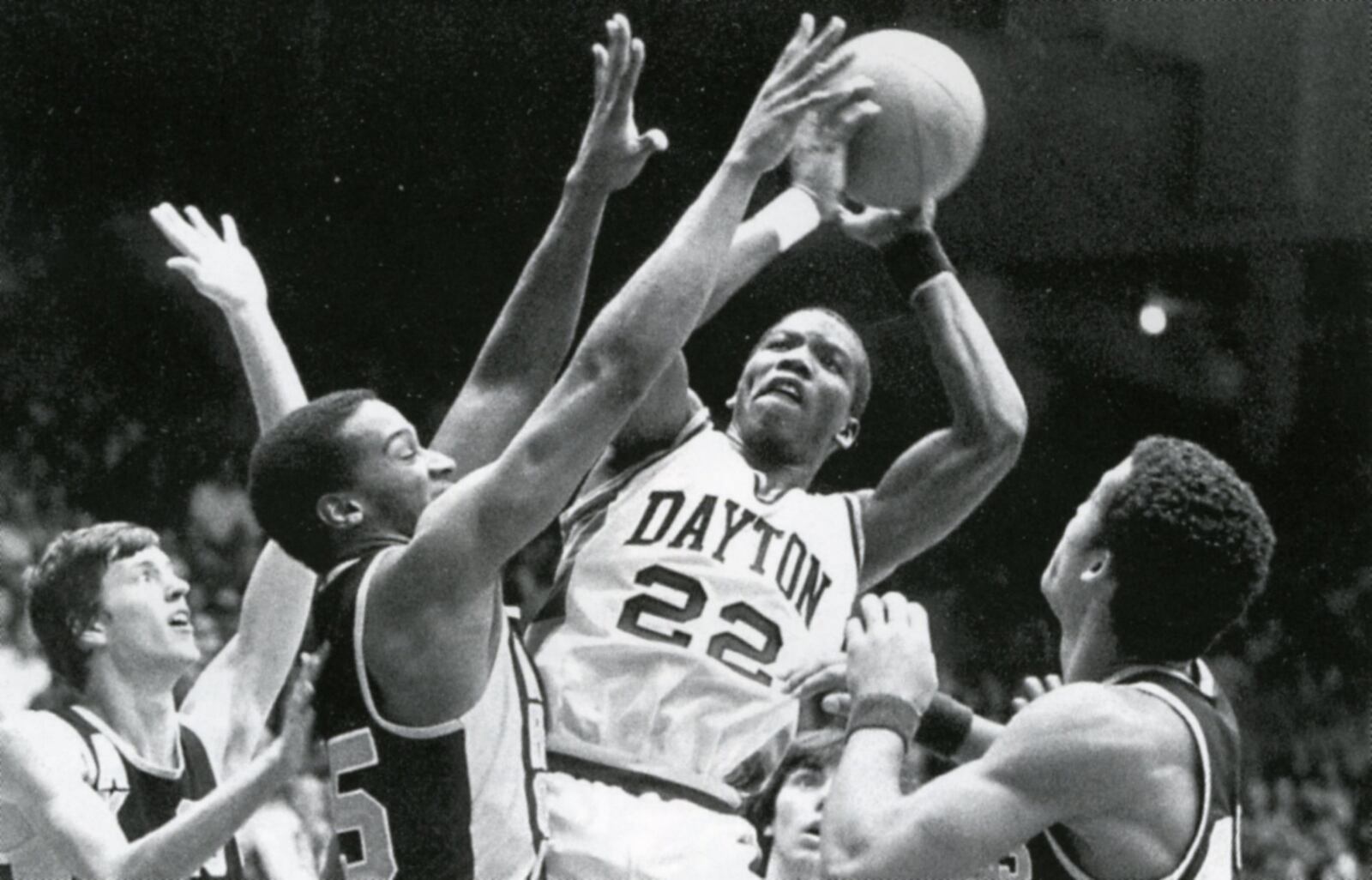 University of Dayton basketball legend Roosevelt Chapman in the 1980s.