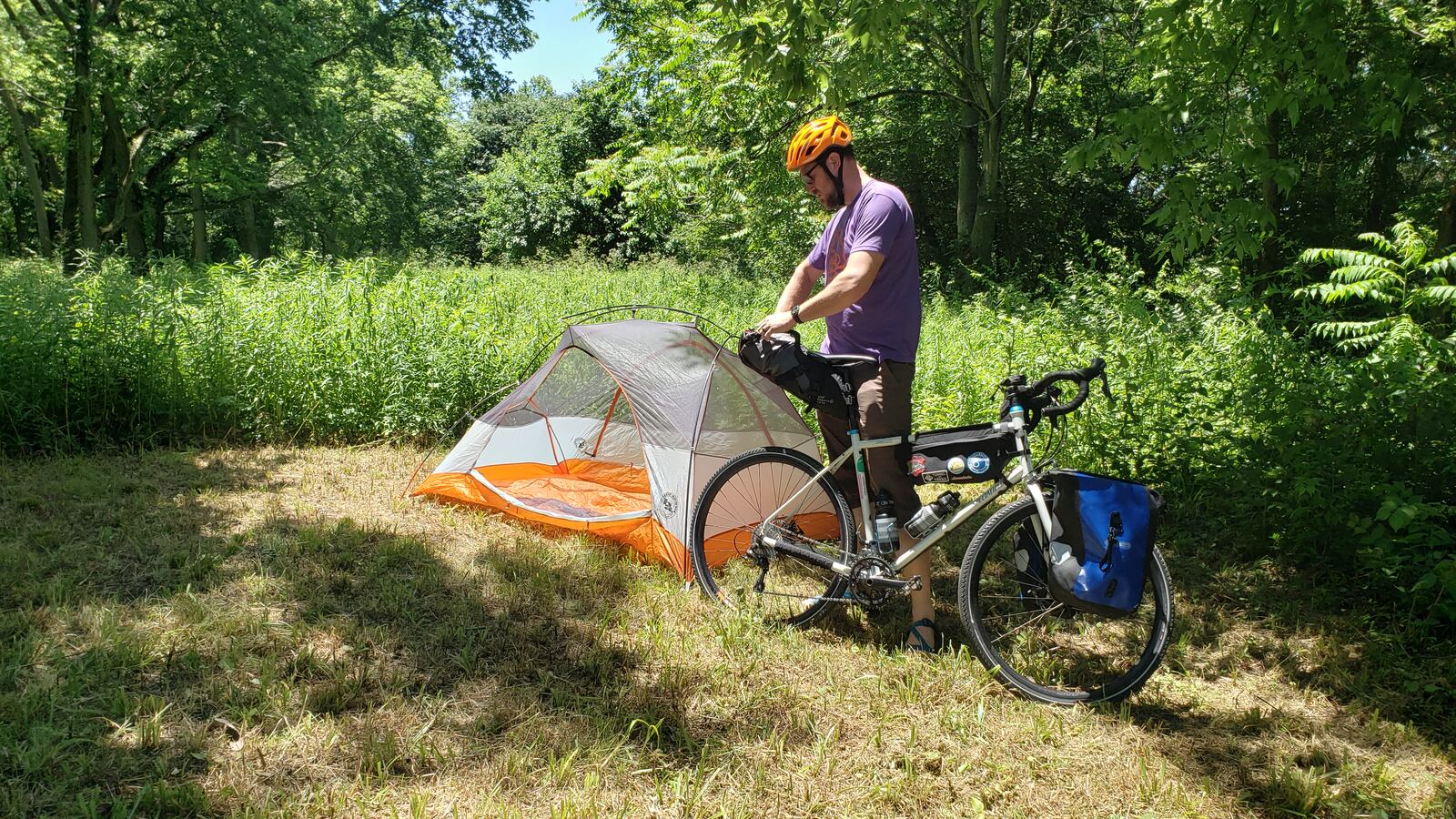 The MetroParks trailside camping is ideal for hikers, cyclists and paddlers traveling through the area. CONTRIBUTED