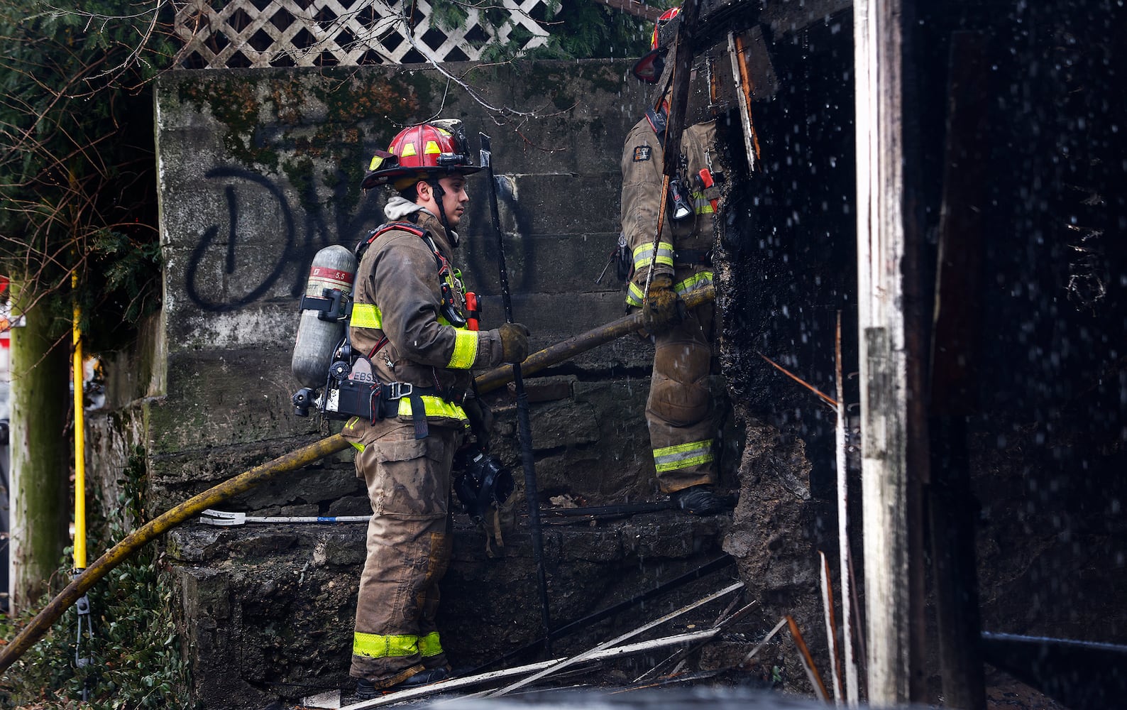 Garage Fire Glencoe Ave