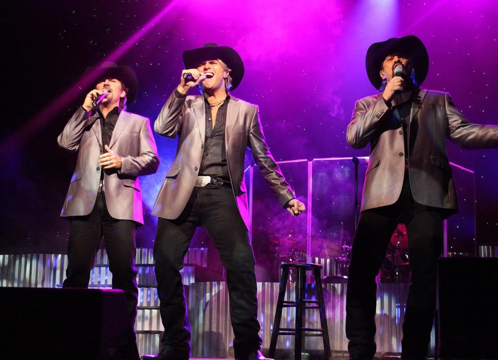 JC Fisher (from left), Marcus Collins and John Hagen are The Texas Tenors, a multigenre, harmonic trio that will join the Dayton Philharmonic Orchestra for a SuperPops Series concert Friday and Saturday at the Schuster Center. CONTRIBUTED