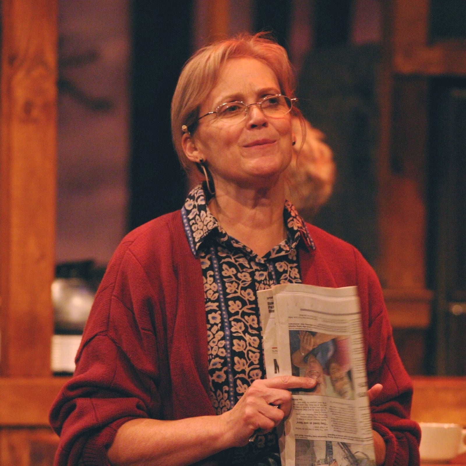 Kay Bosse, a member of the Dayton Theatre Hall of Fame, was a longtime resident artist of the Human Race Theatre Company. She is seen here as Hannah Ferguson in "The Spirfire Grill." PHOTO BY SCOTT J. KIMMINS