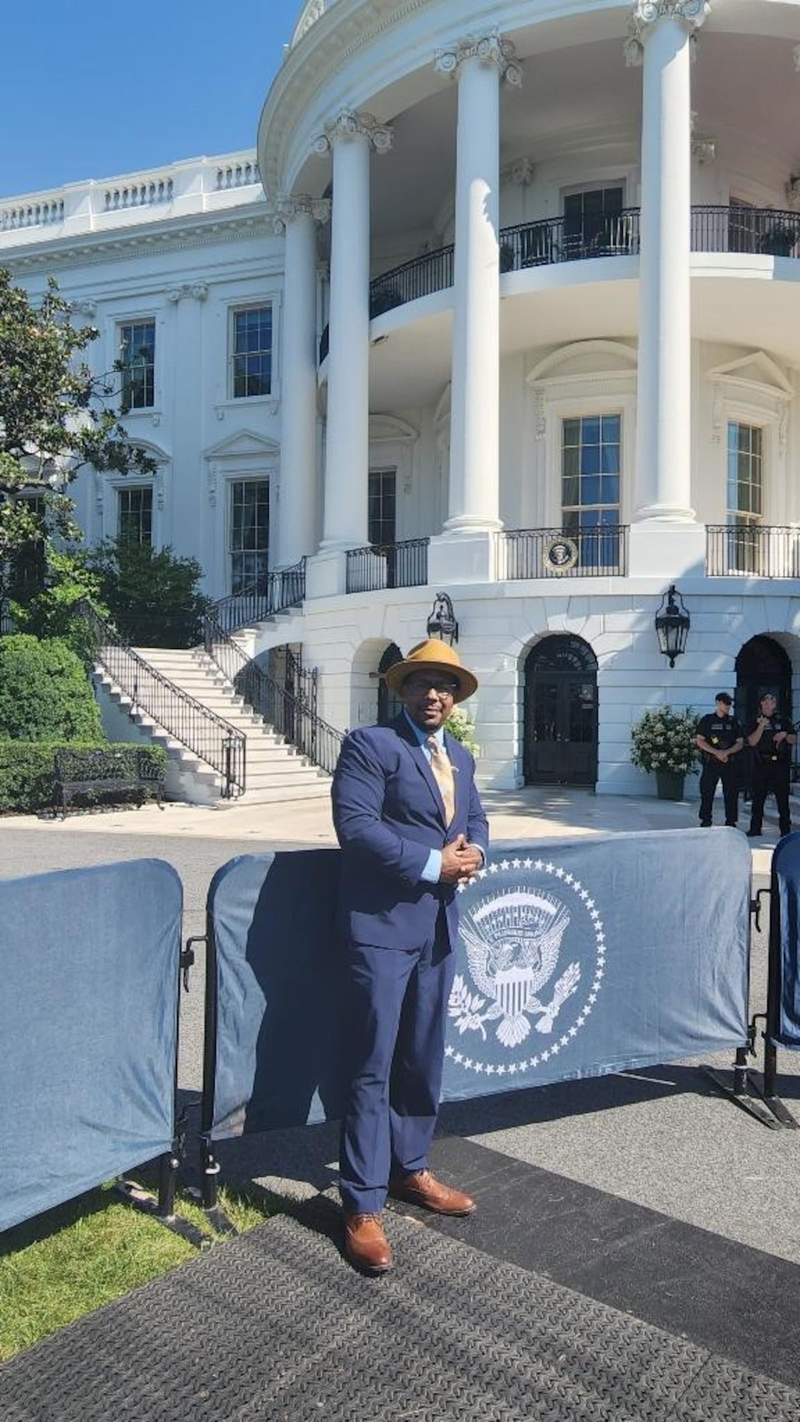 Dion Green attended a White House event Monday morning where President Joe Biden celebrated the signing of a bipartisan bill on gun reform. / CONTRIBUTED