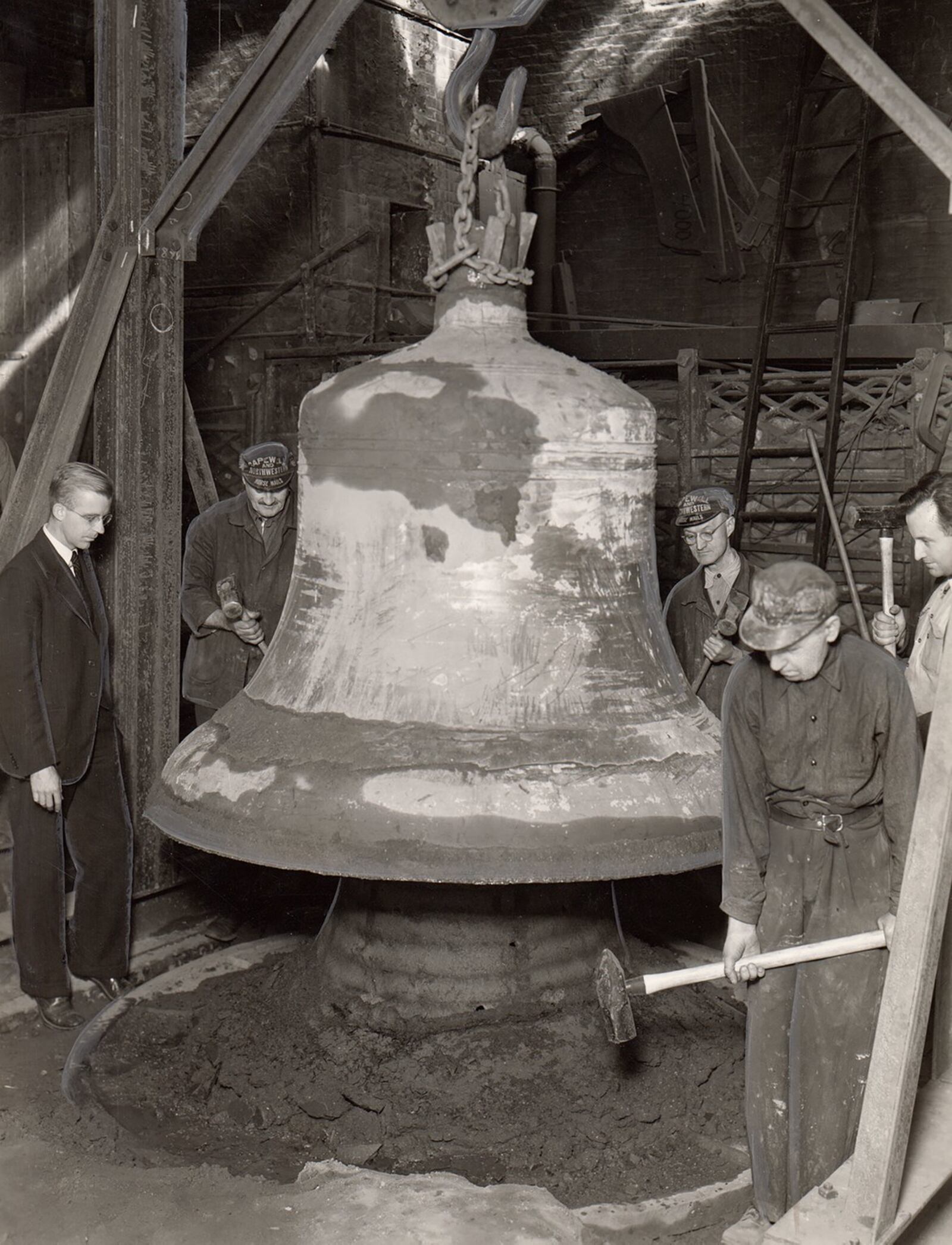 The bells for the Deeds Carillon were cast by the Meneely Bell Company in Troy, N.Y. DAYTON DAILY NEWS ARCHIVE