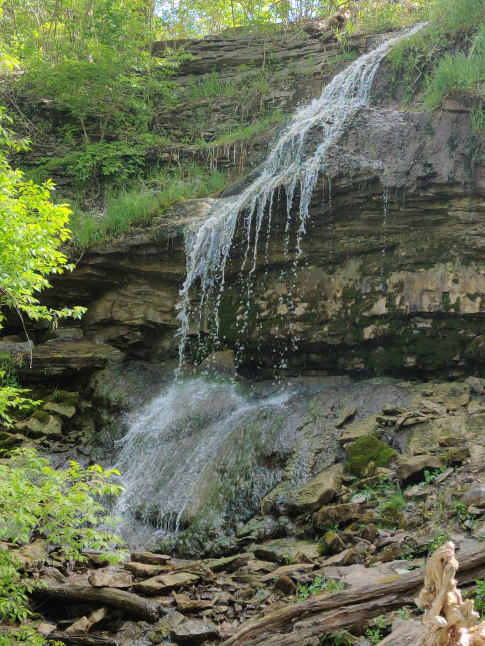 Martindale Falls is one of three waterfalls found in Englewood MetroPark. LAUREN LEMONS/FIVE RIVERS METROPARKS