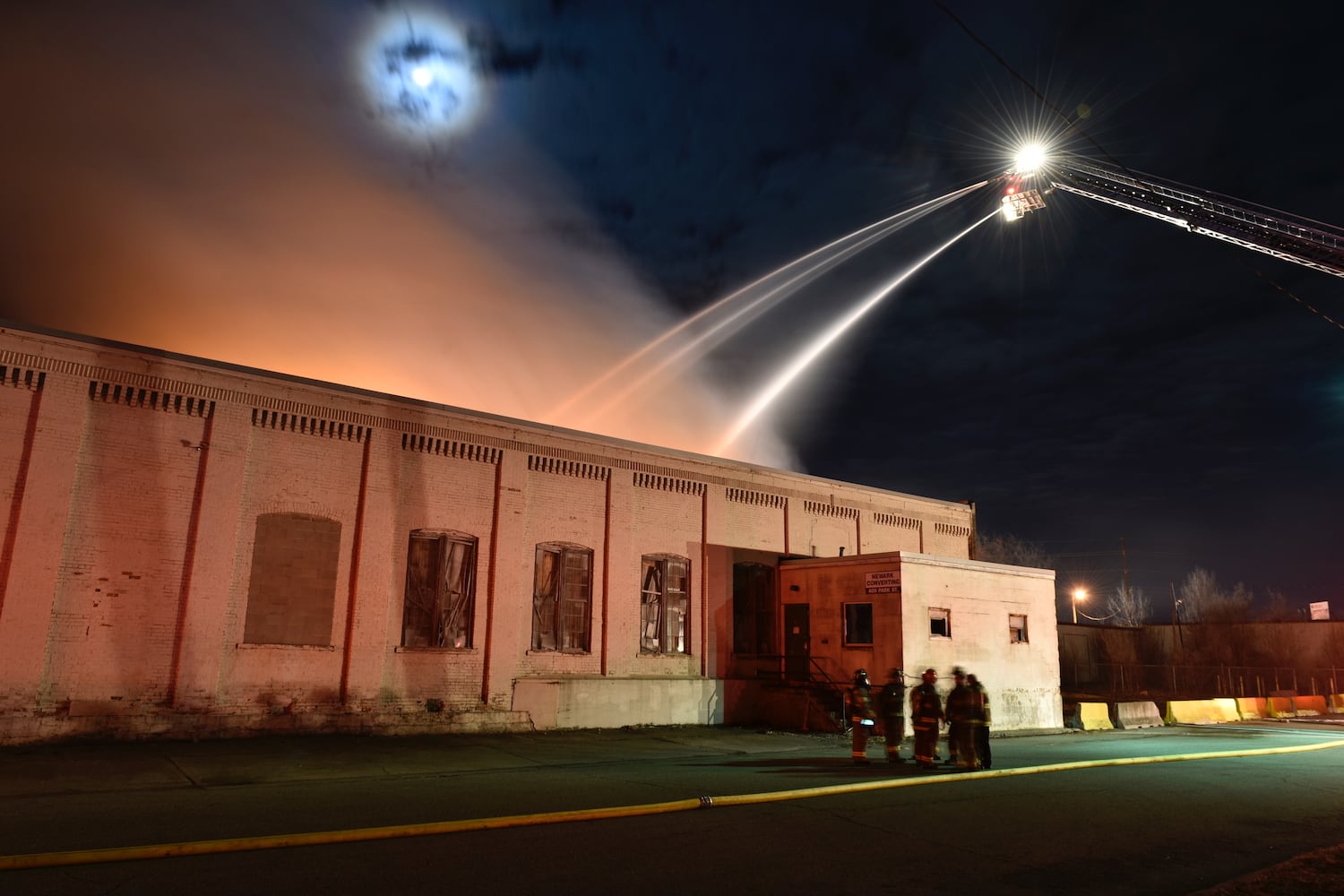 PHOTOS: Vacant warehouse fire in Middletown