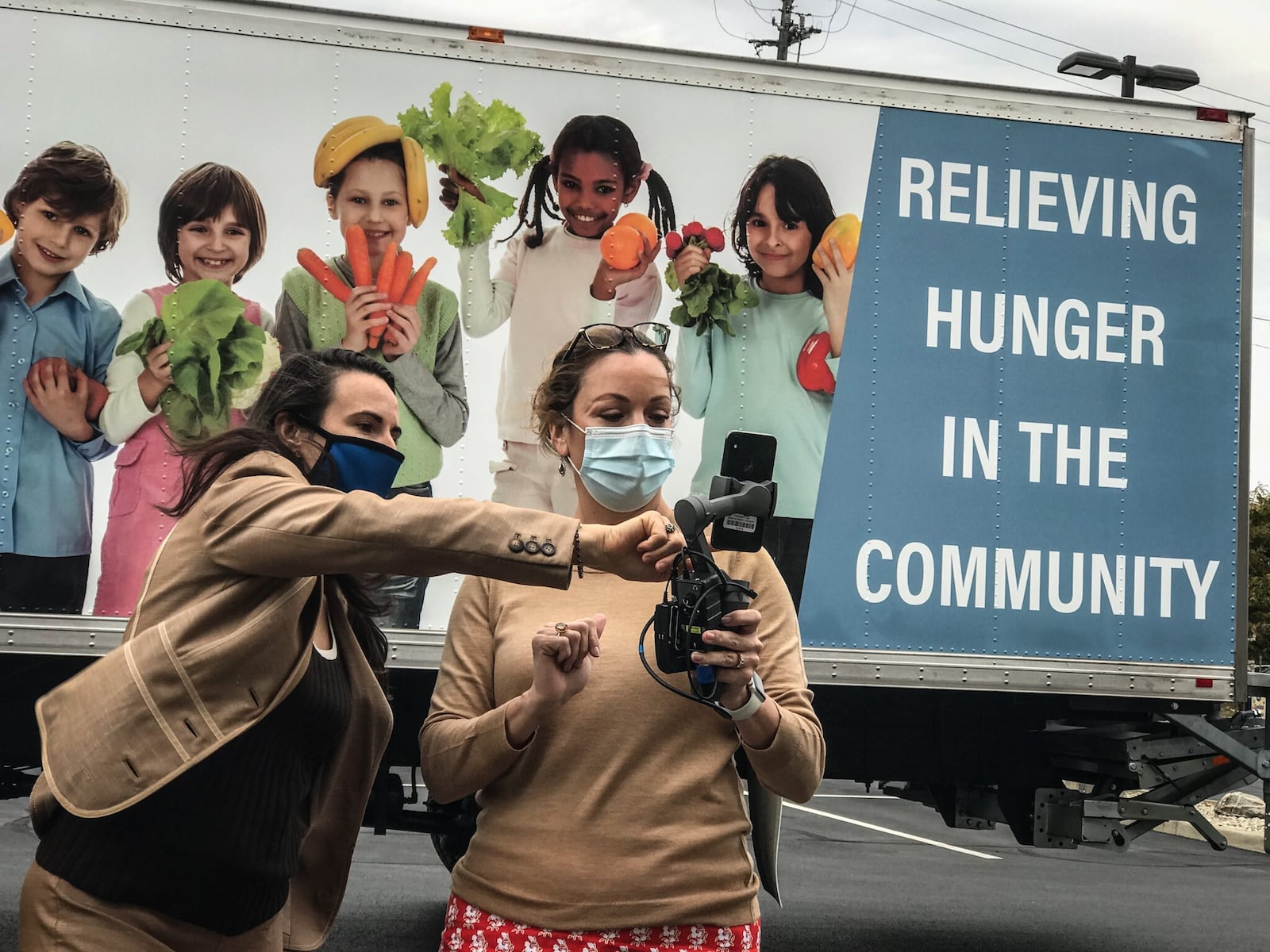 A new food distribution truck unveiled Thursday morning will help distribute food in the west Dayton area and combat food insecurity. During the event, Montgomery County commissioners spoke about the fight against food insecurity by funding a second truck for The Foodbank Inc. JIM NOELKER/STAFF